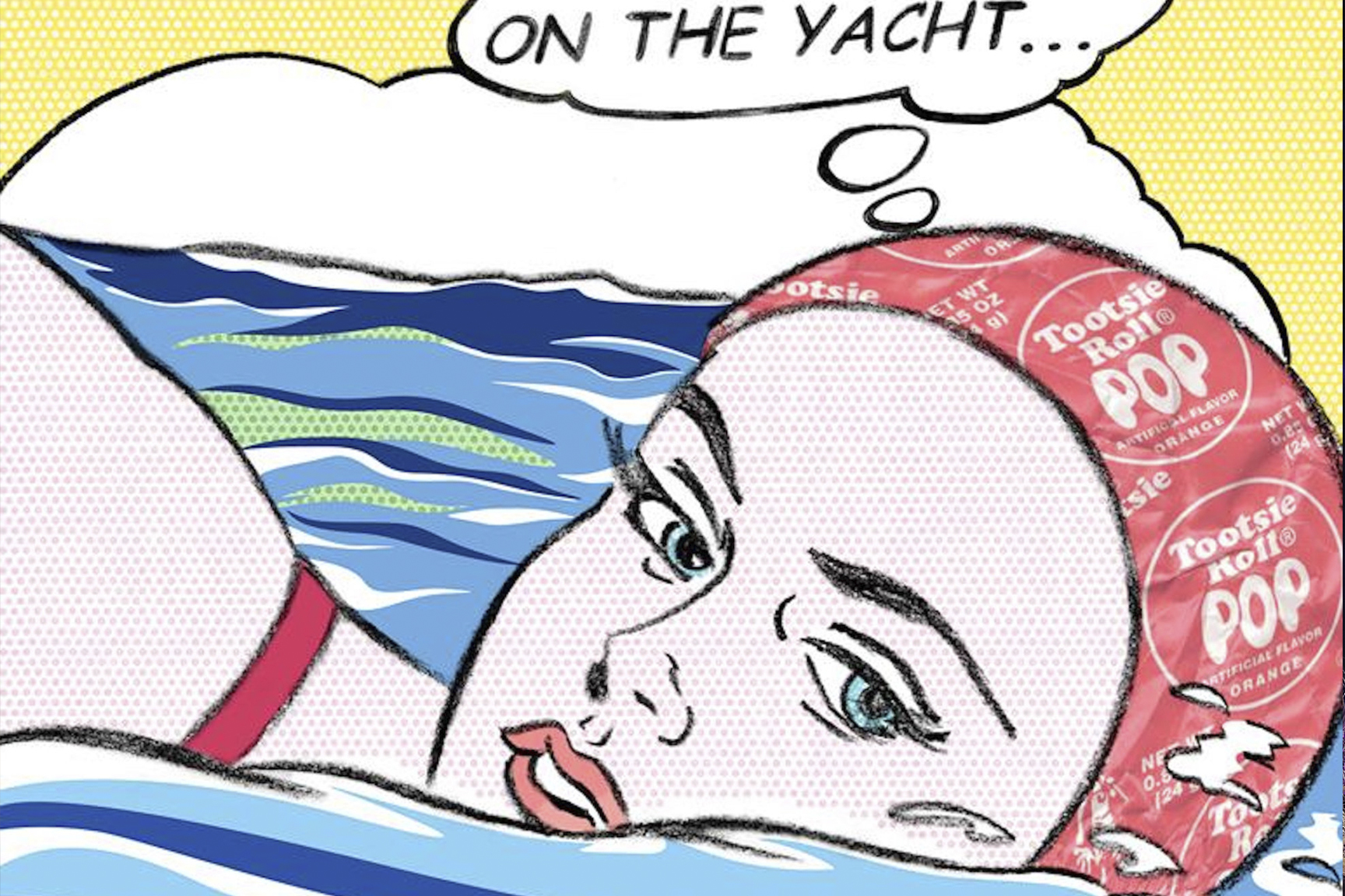 Nelson De La Nuez "Yacht Life" (detail) at The White Room Gallery