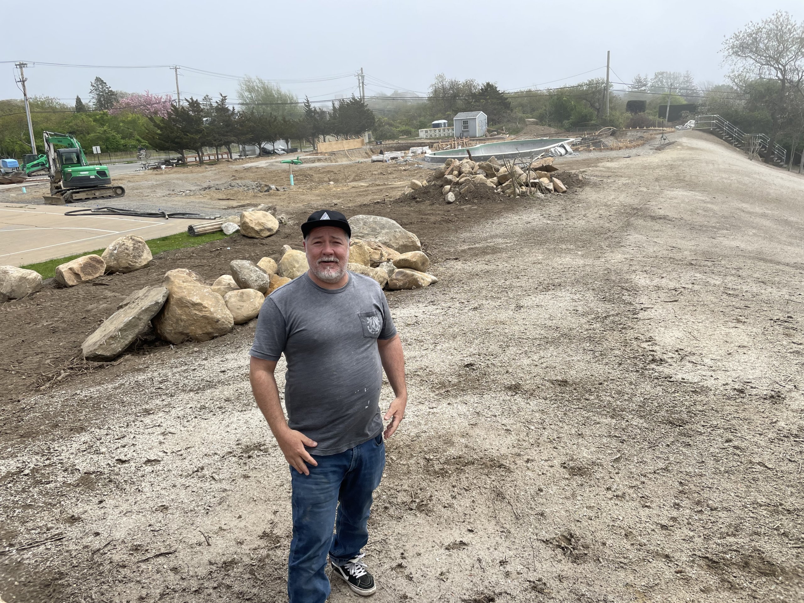 Montauk Skatepark designer Tito Porrata