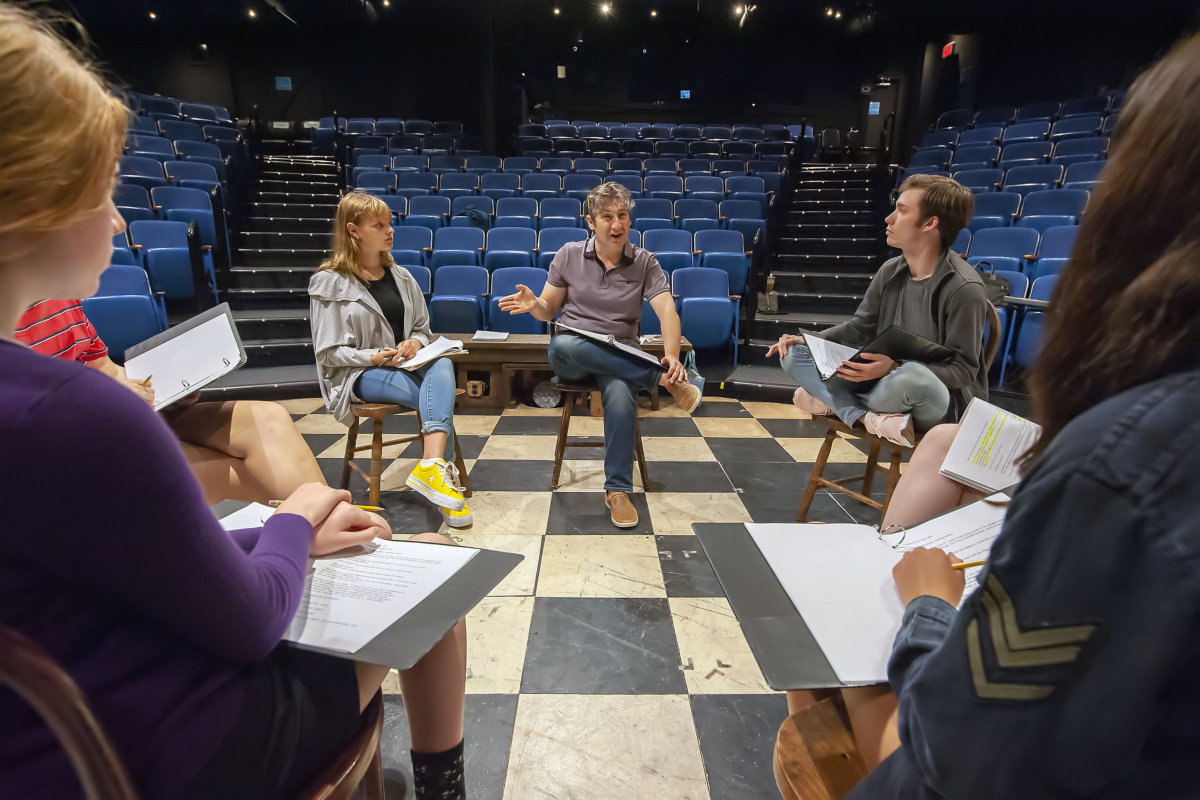 A Teen Director's Workshop, led by Bay Street Theater Artistic Director Scott Schwartz, in 2018