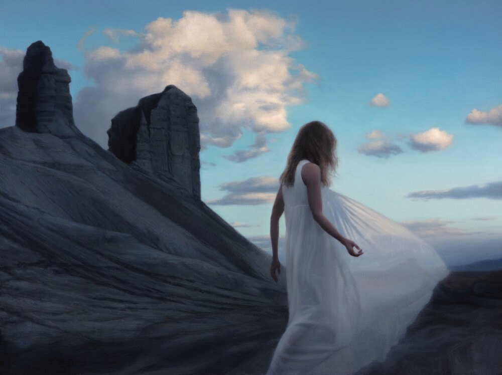 John Darley's "Wandering" (Oil on Linen, 30" x 40") featured in "Reality...and Then Some" at Ric Michel Fine Art