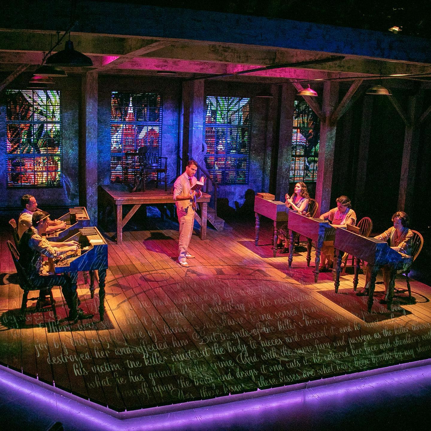 The cast of "Anna in the Tropics" at Bay Street Theater