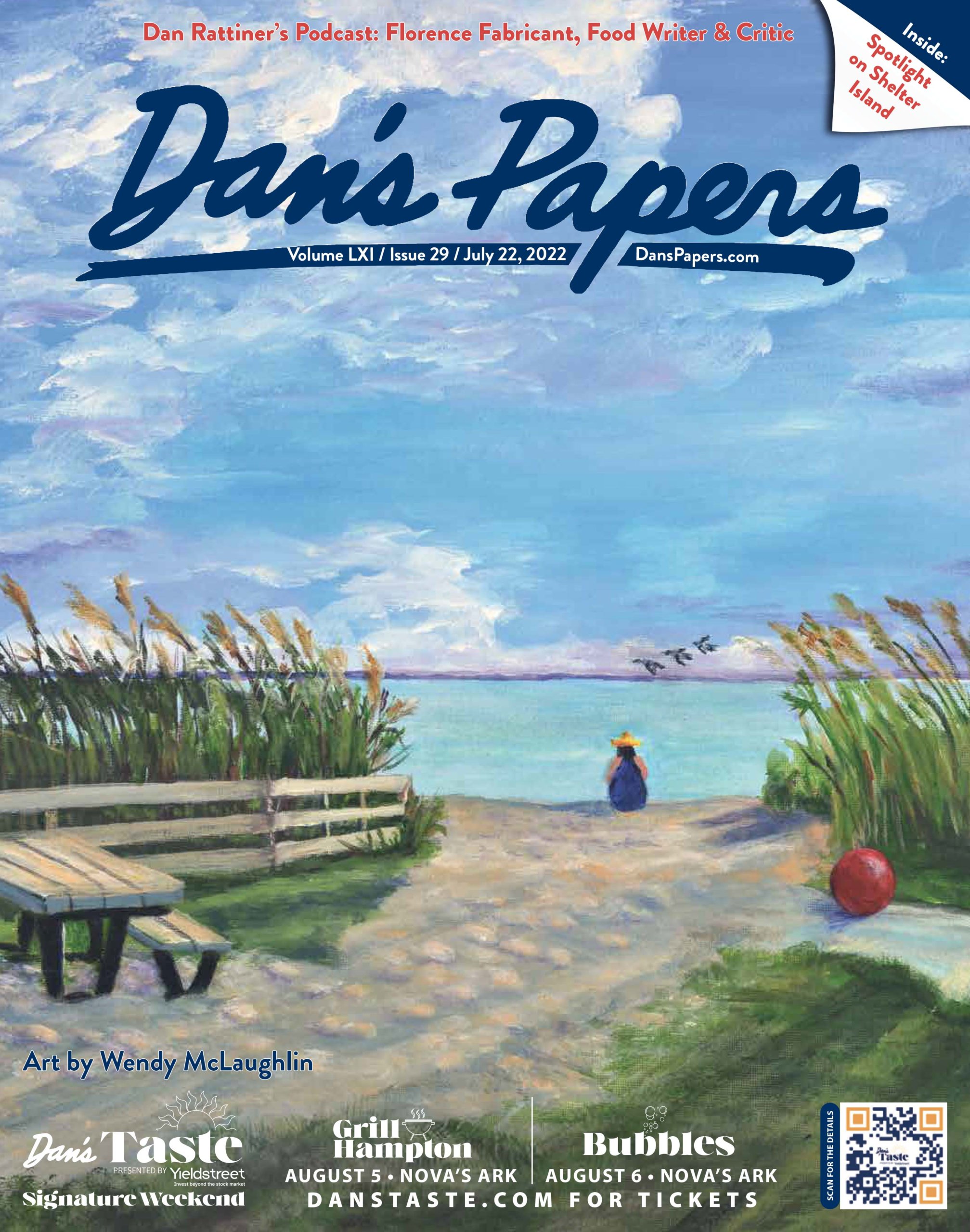 July 22, 2022 Dan's Papers cover art by Wendy McLaughlin