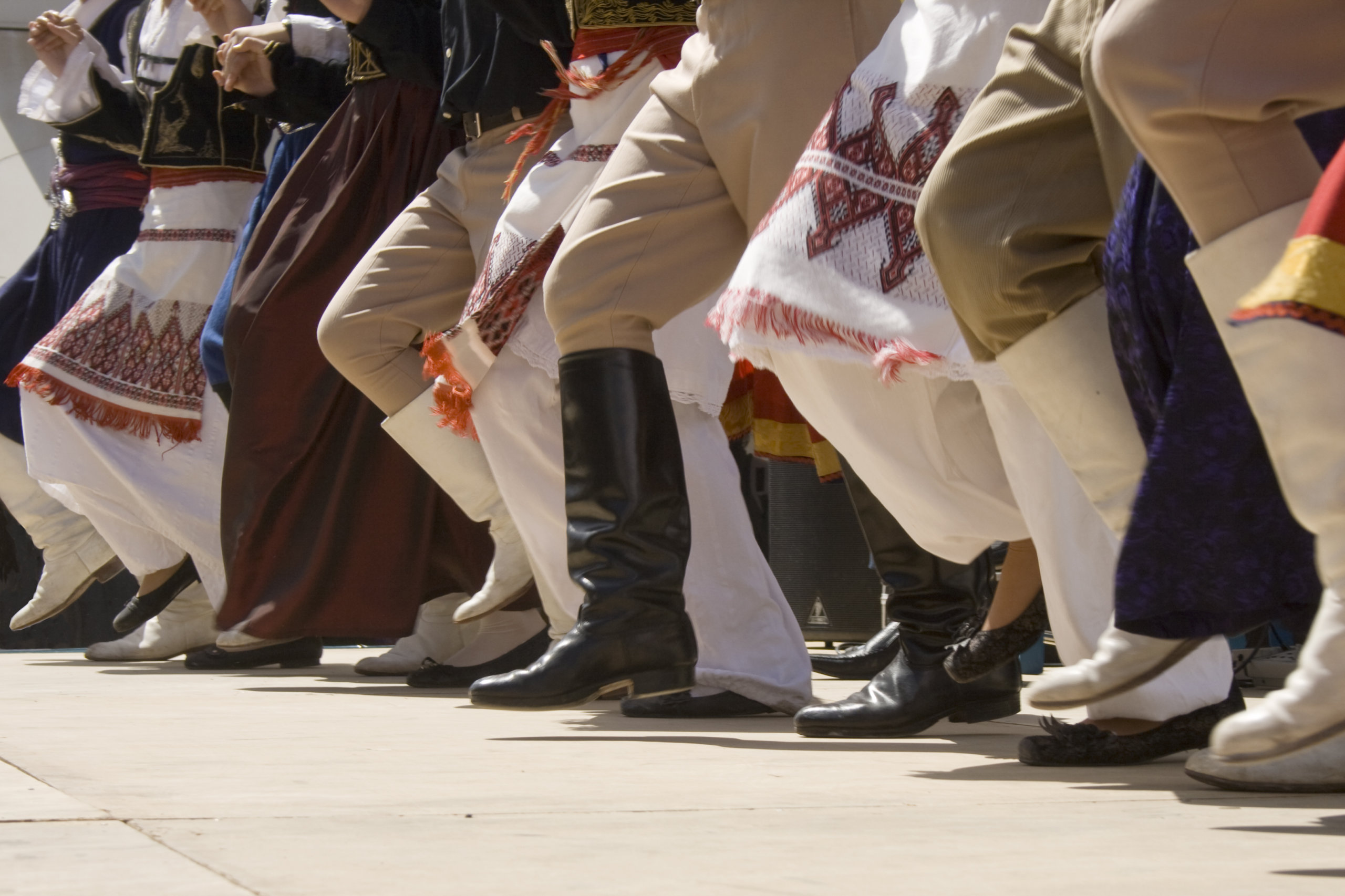 Greek traditional dancing in the Hamptons