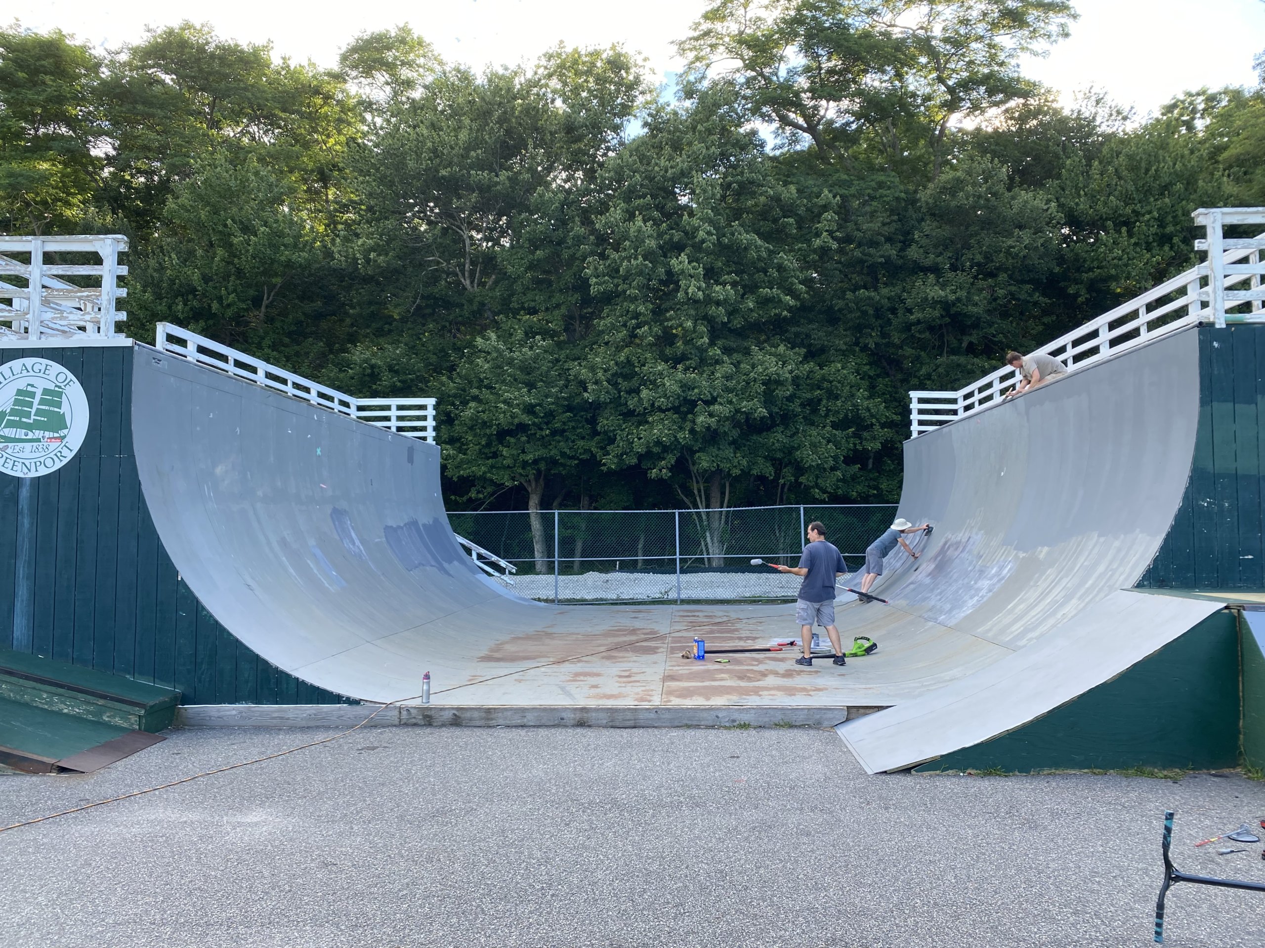 Rebuilding the legendary Greenport Skate Park vert ramp (halfpipe)