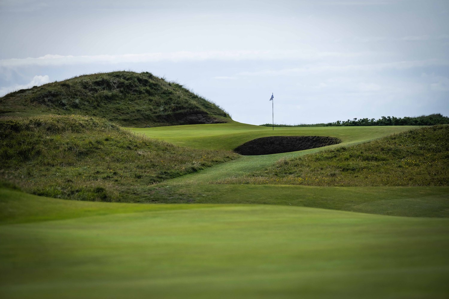 Famous Postage Stamp hole, par 3, 8th hole, Royal Troon, SW Scotland