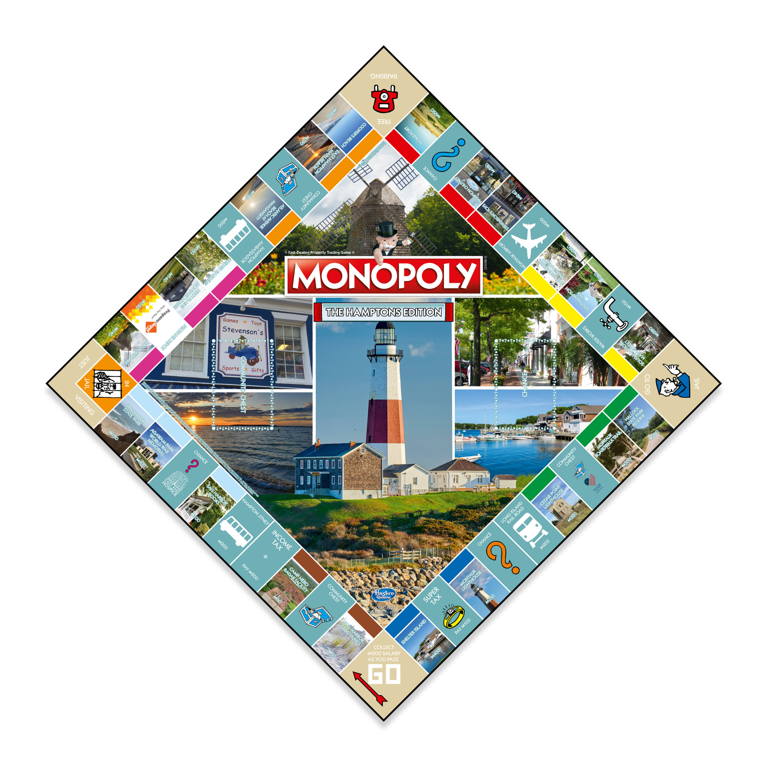 Monopoly The Hamptons Edition board