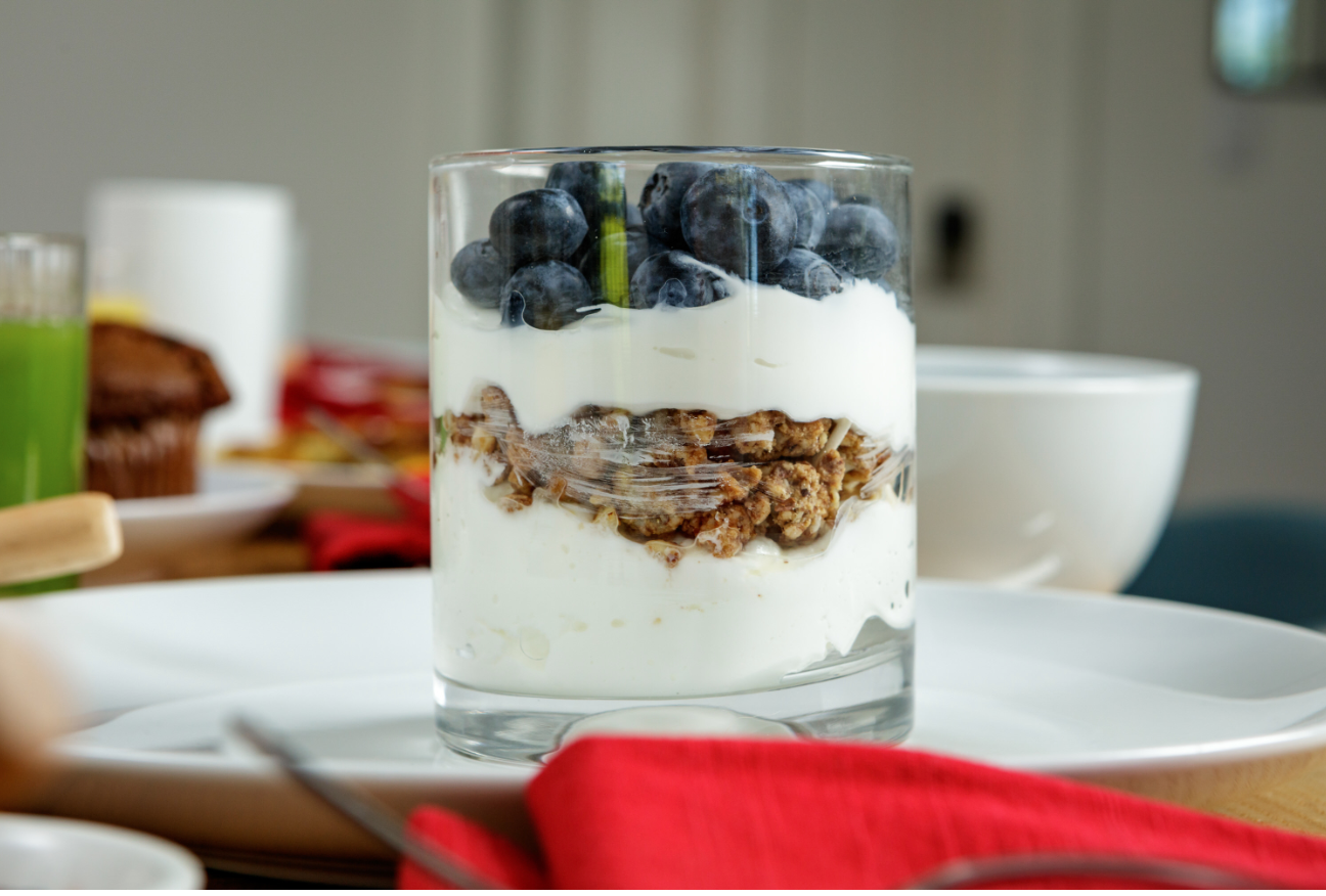 One of the many breakfast items on offer at the Harvest Inn