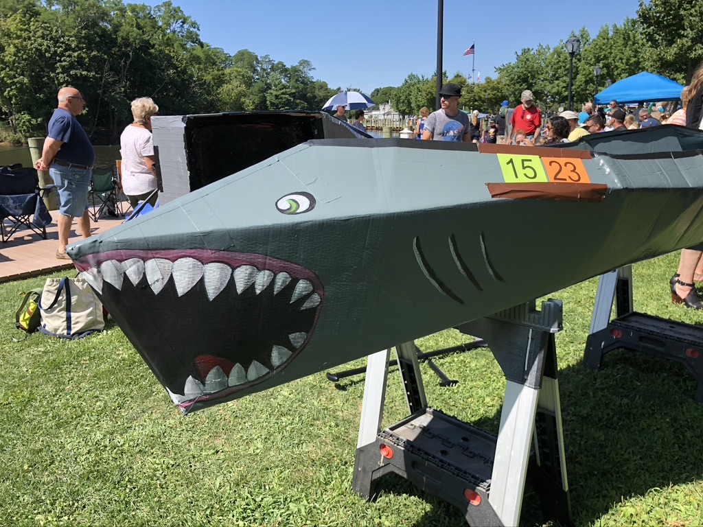 2019 Cardboard Boat Race participant