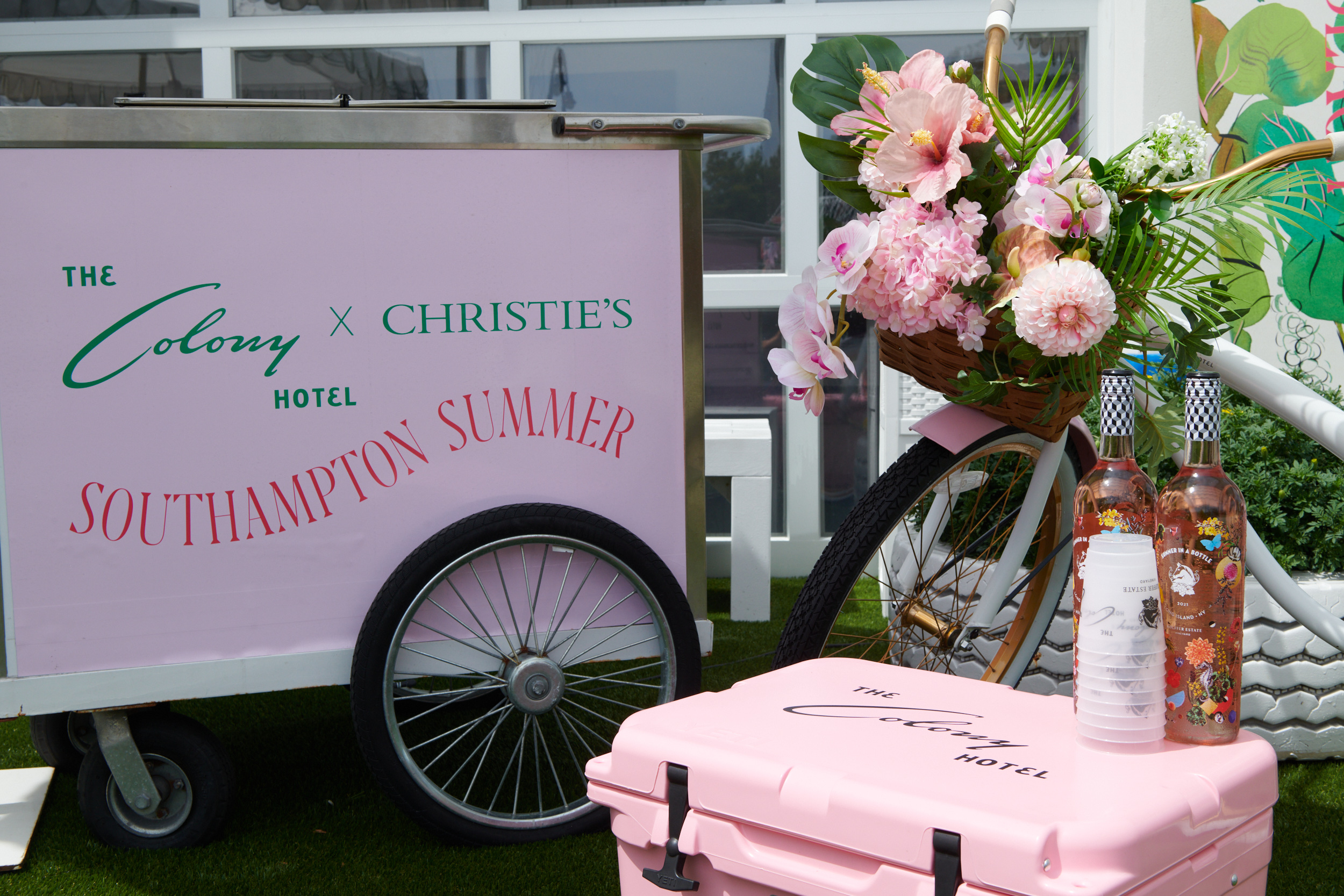 The Colony ice cream cart at Christie's Southampton