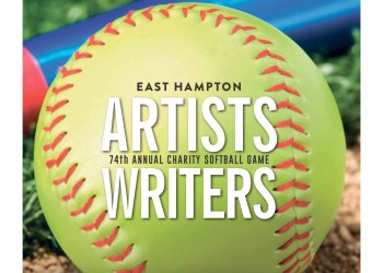 2022 Program for the East Hampton Artists & Writers Charity Softball Game