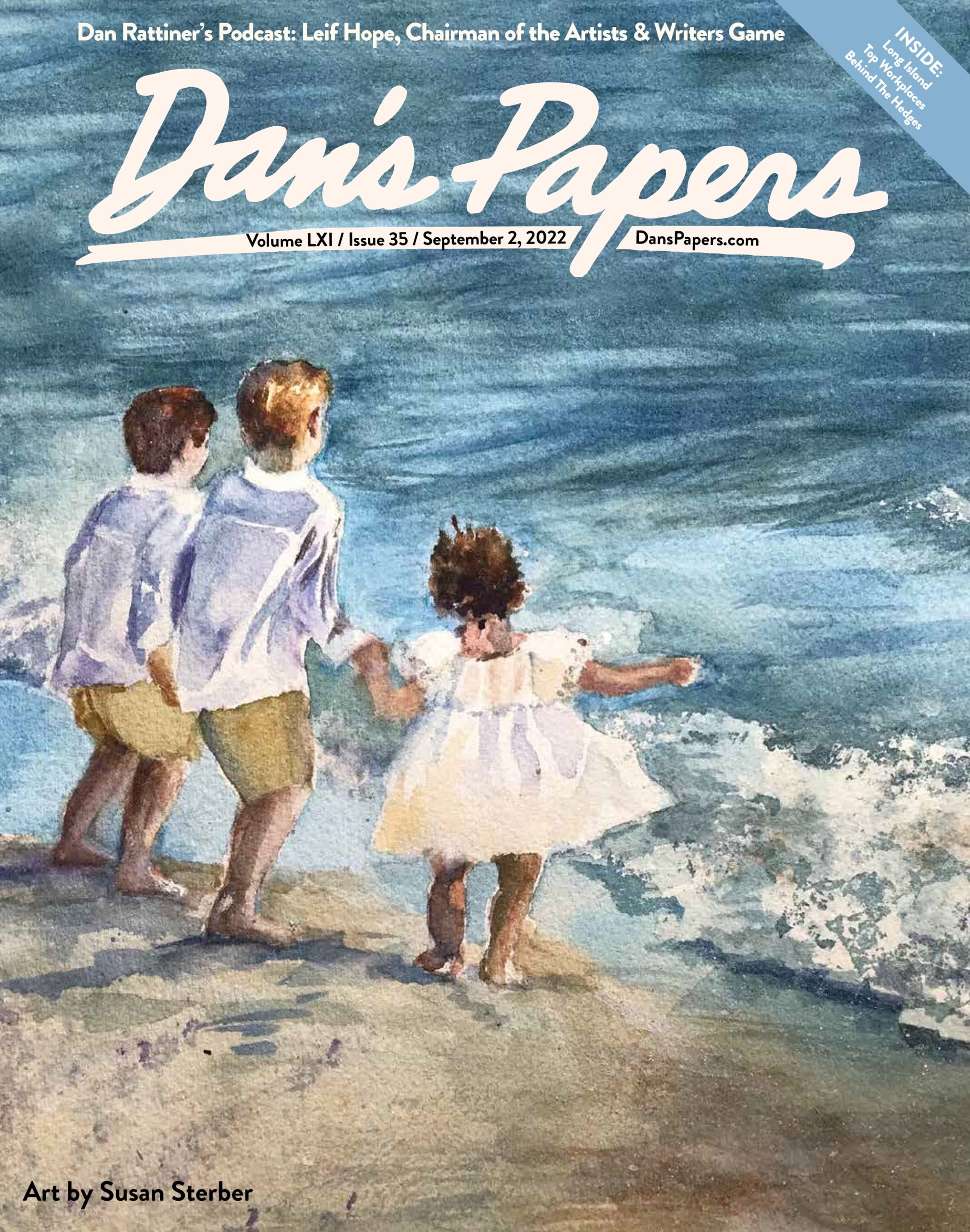 September 2, 2022 Dan's Papers cover art by Susan Sterber