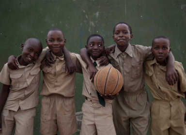 Hoops 4 Hope kids in Africa
