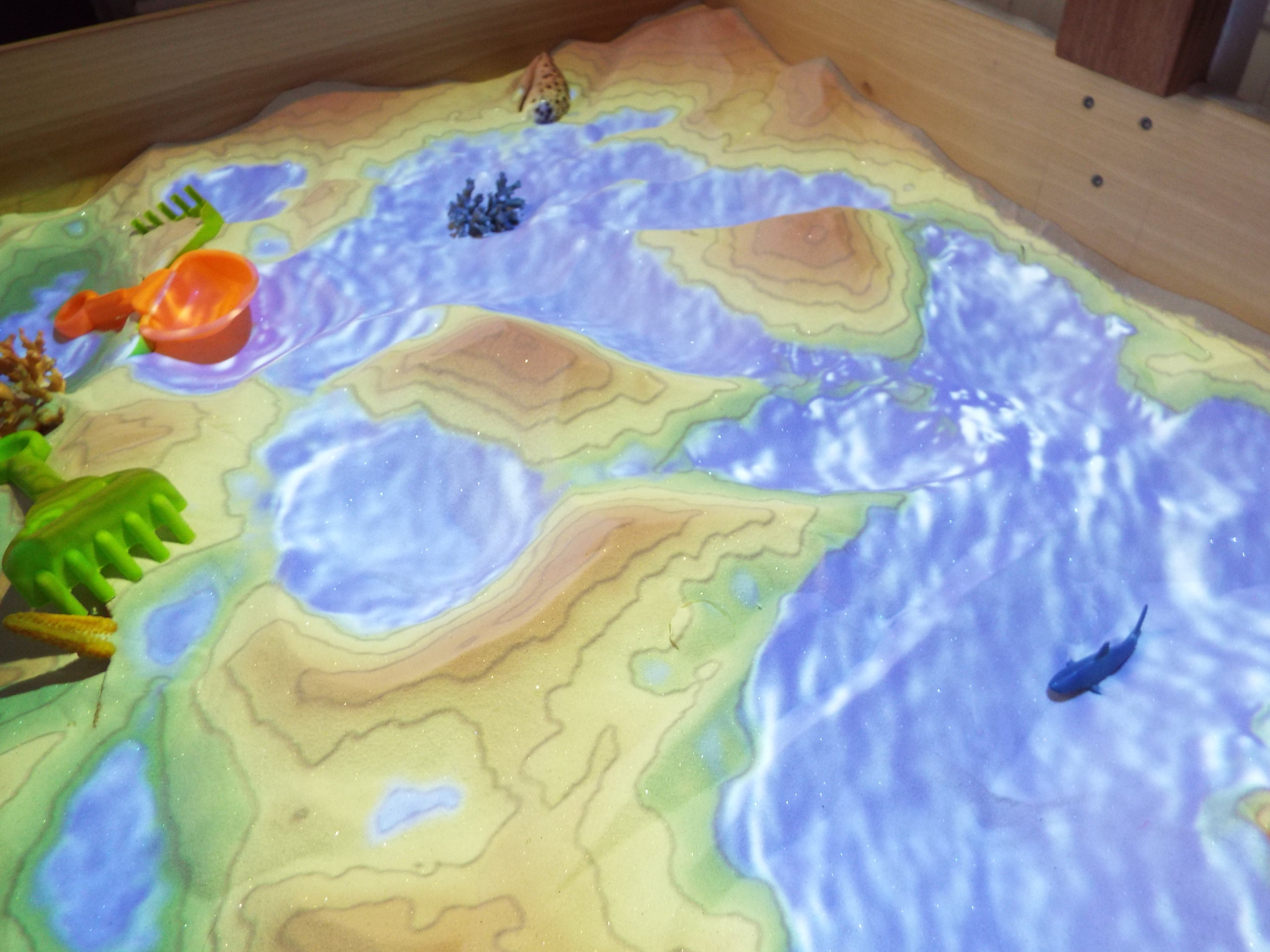 East End Seaport Museum's augmented sandbox