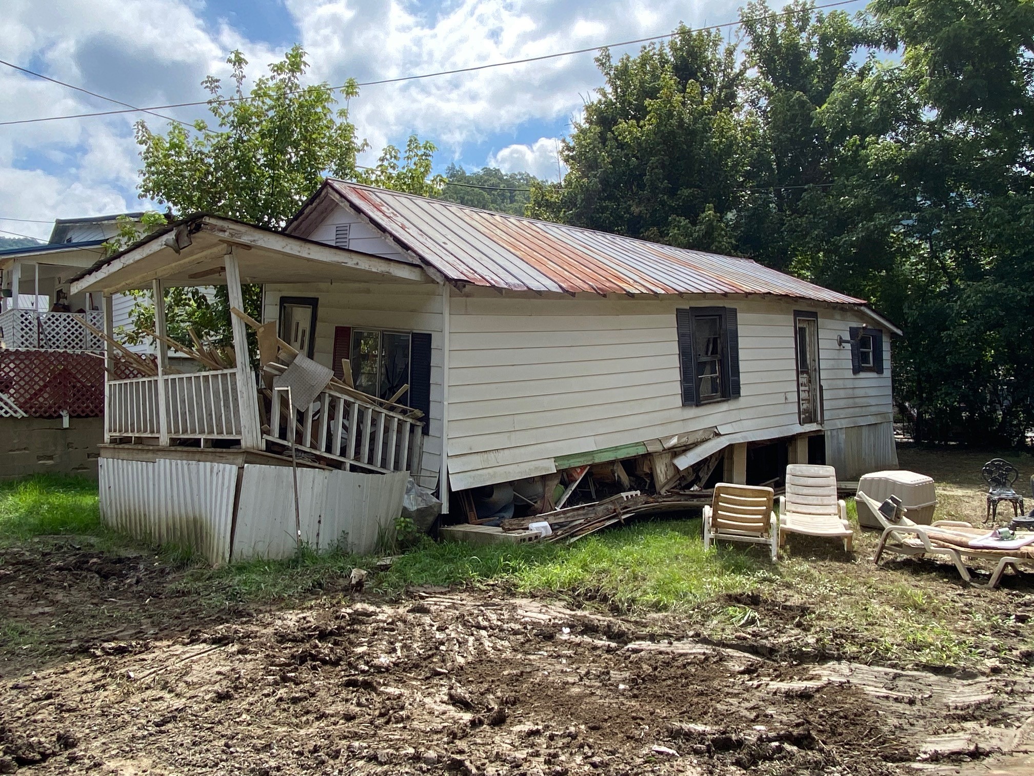 Home destroyed by Kentucky floods