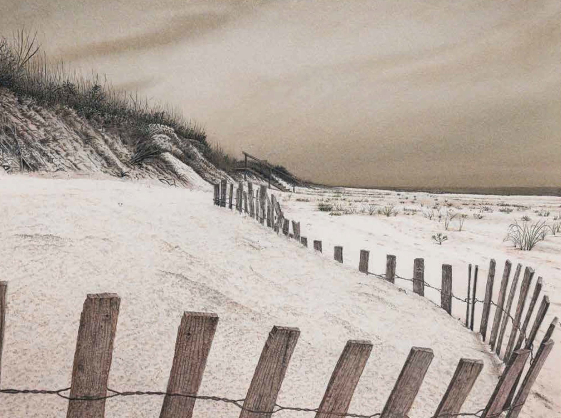 August 12, 2022 Dan's Papers cover painting, “Southampton Dune” by Howard Stern