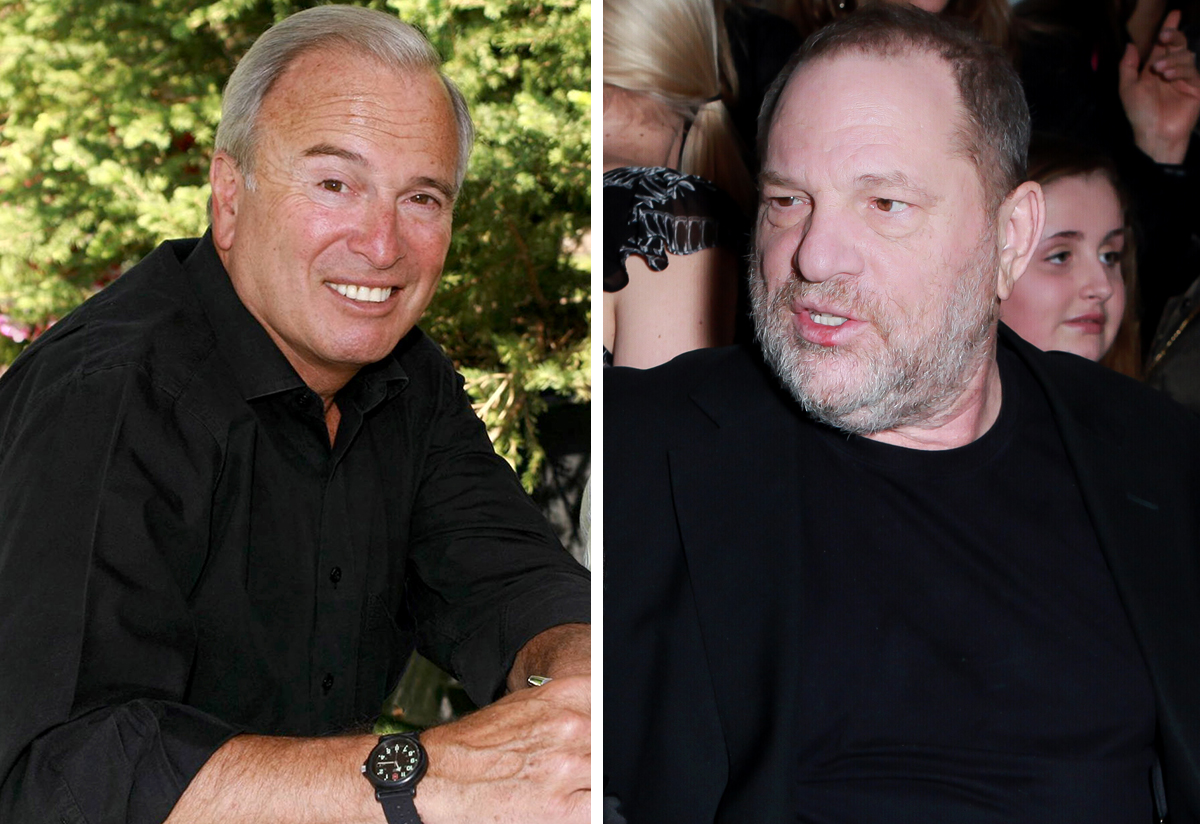 Author Ken Auletta and Harvey Weinstein (ca. 2017)