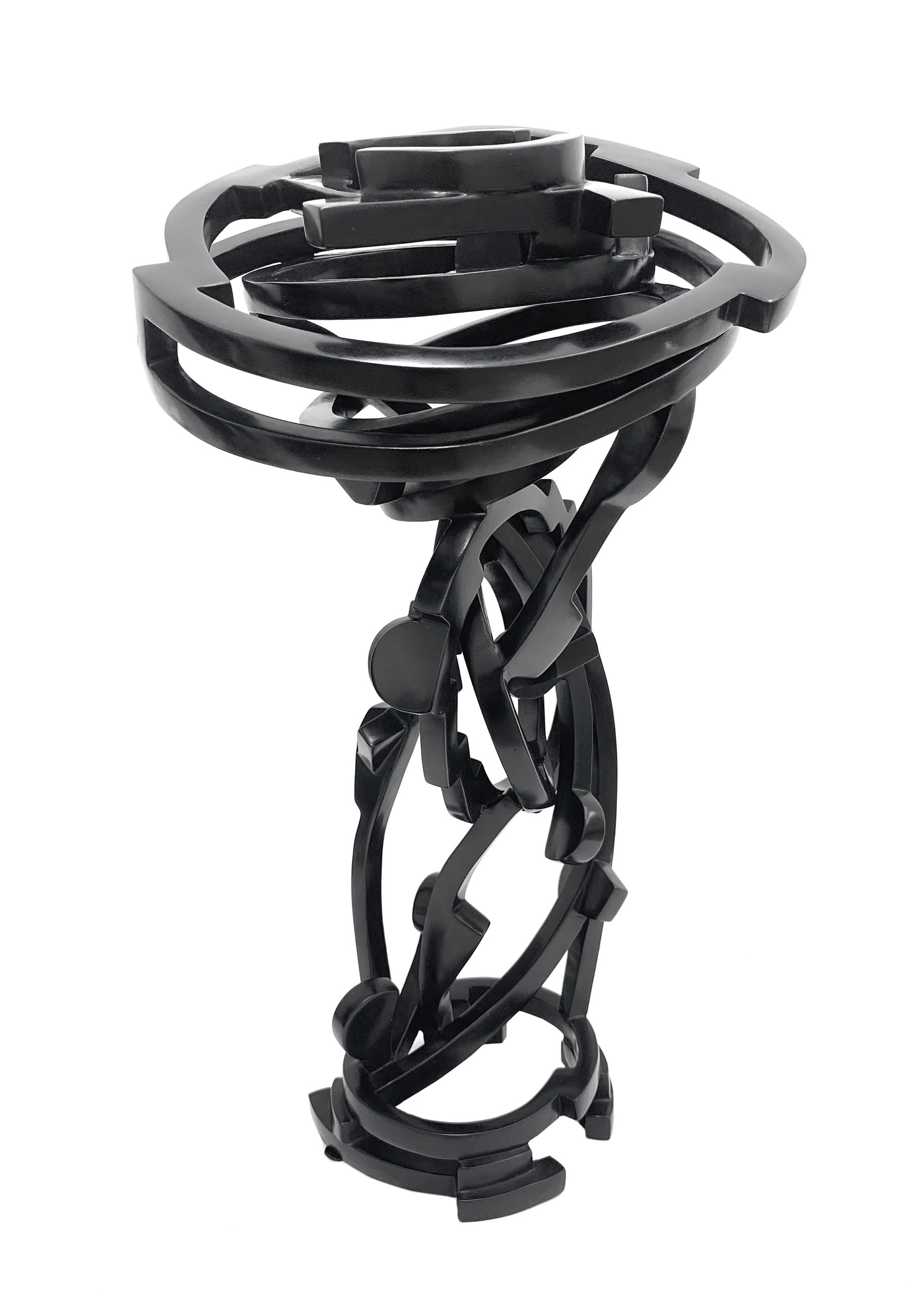 Joel Perlman, "Black Hat I," 2022, bronze, 20 x 10x 10 inches at Mark Borghi Fine Art in Bridgehamton