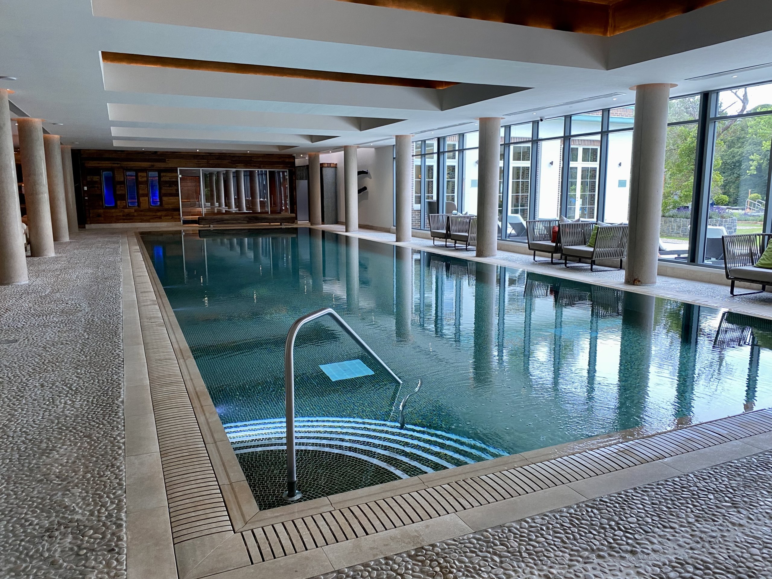 Galgorm Hotel & Spa Thermal Village indoor swimming pool in Ireland for golf vacations