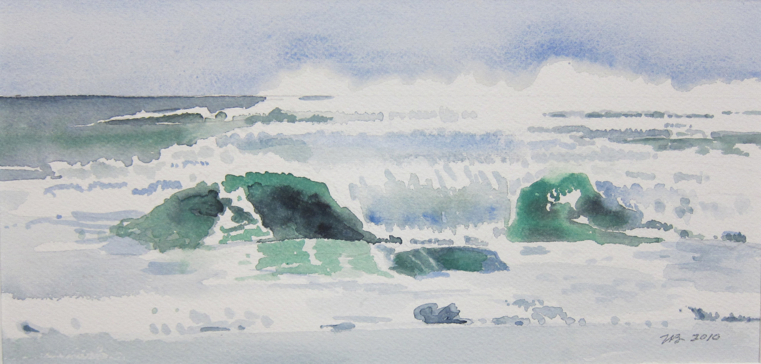"Ocean at Bridgehampton" by Walter Bernard