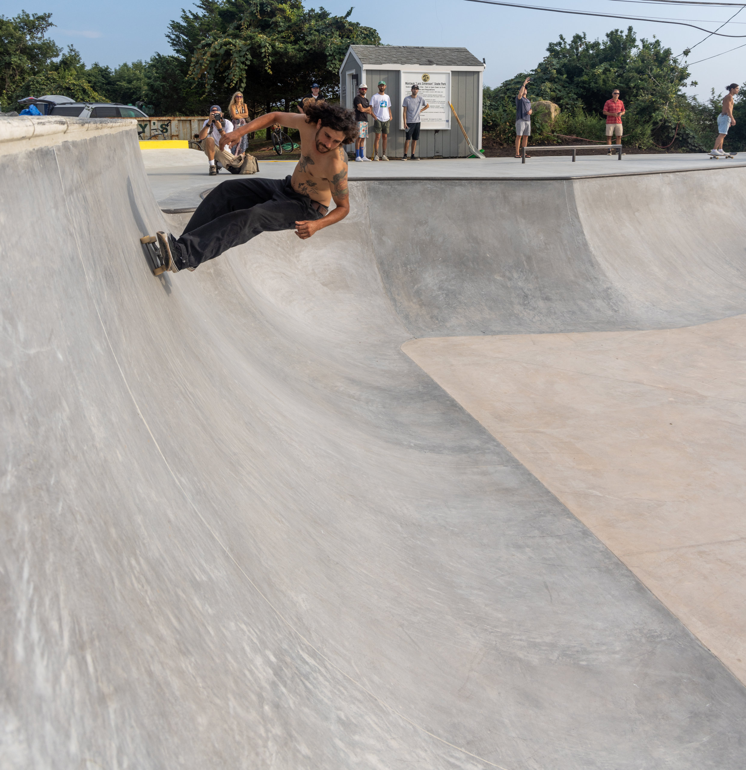 The new Montauk skatepark