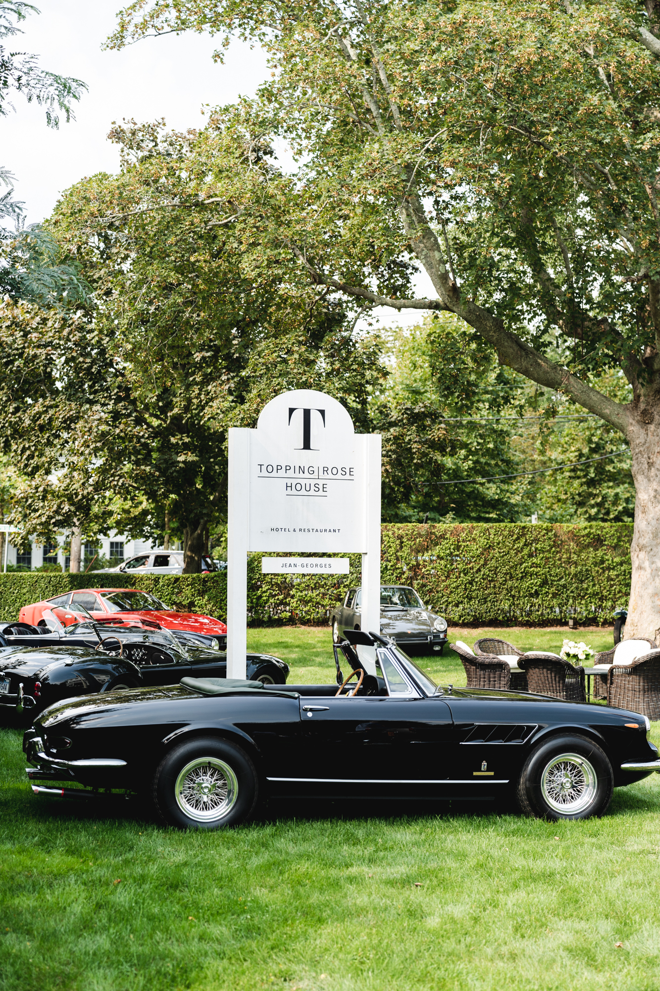 Car enthusiasts gathered at Topping Rose House on Sunday, September 17