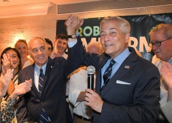 Robert Zimmerman on primary night, August 23