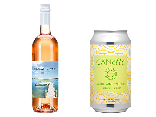 Chronicle Wines Haywater Rosé and CANette Apple + Ginger White Wine Spritzer