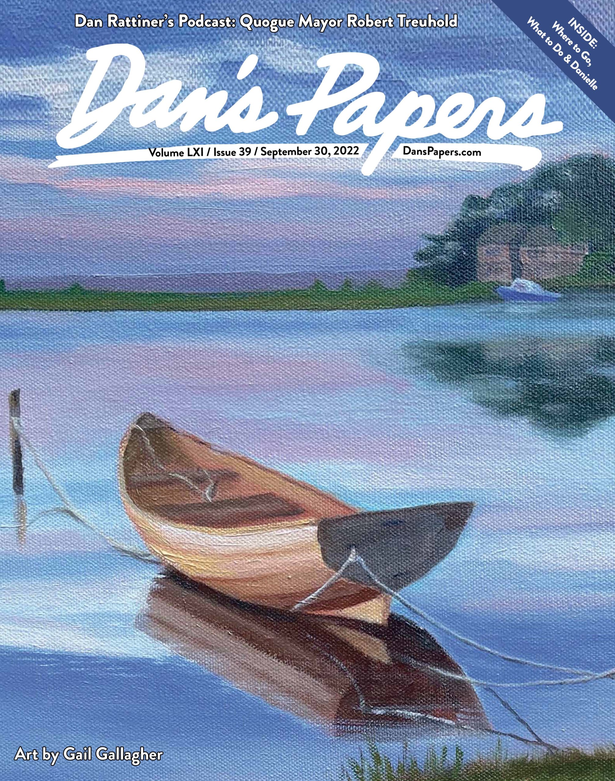 September 30, 2022 Dan's Papers cover art by Gail Gallagher