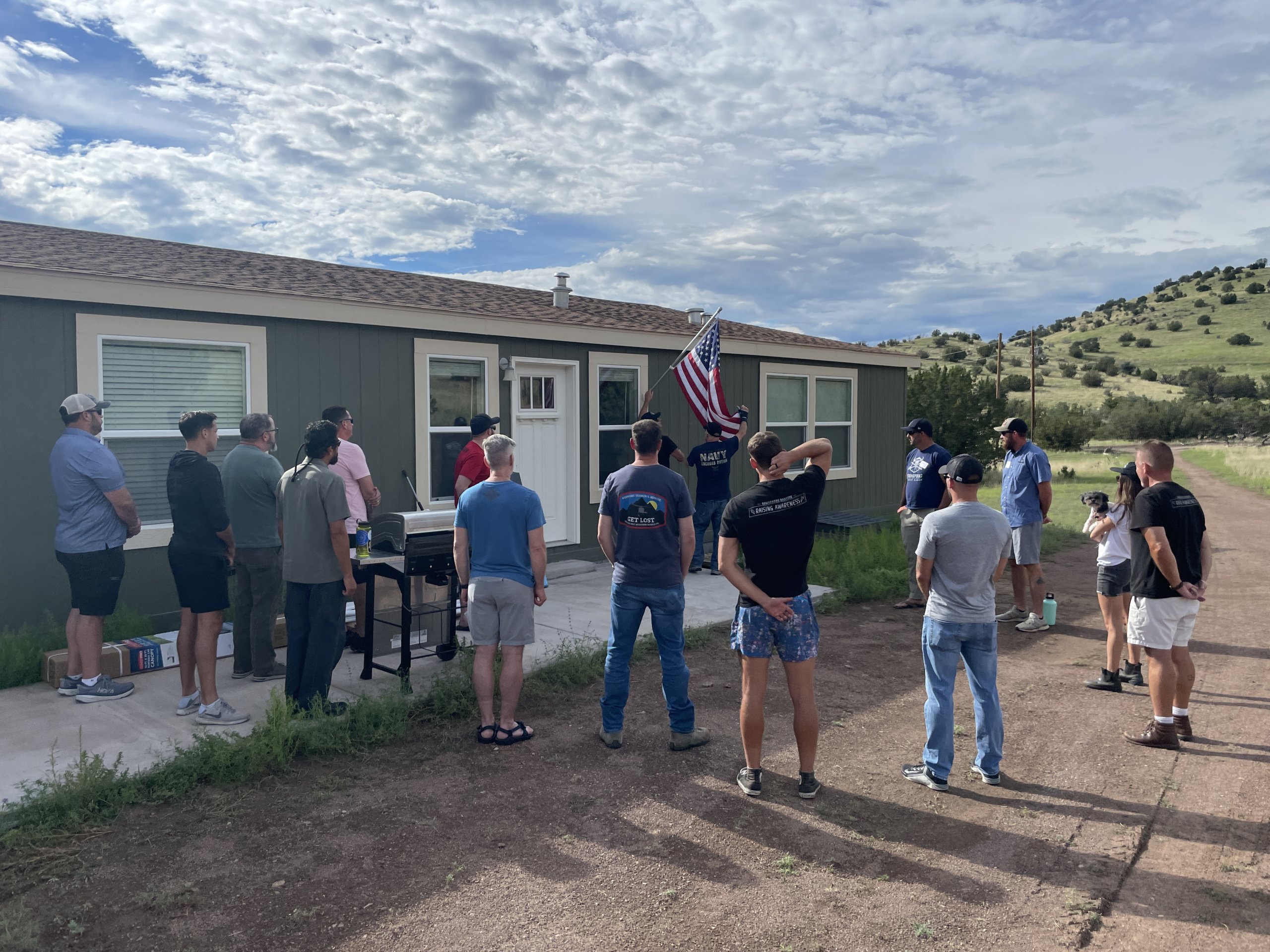 Strongpoint Theinert Ranch's completed barracks