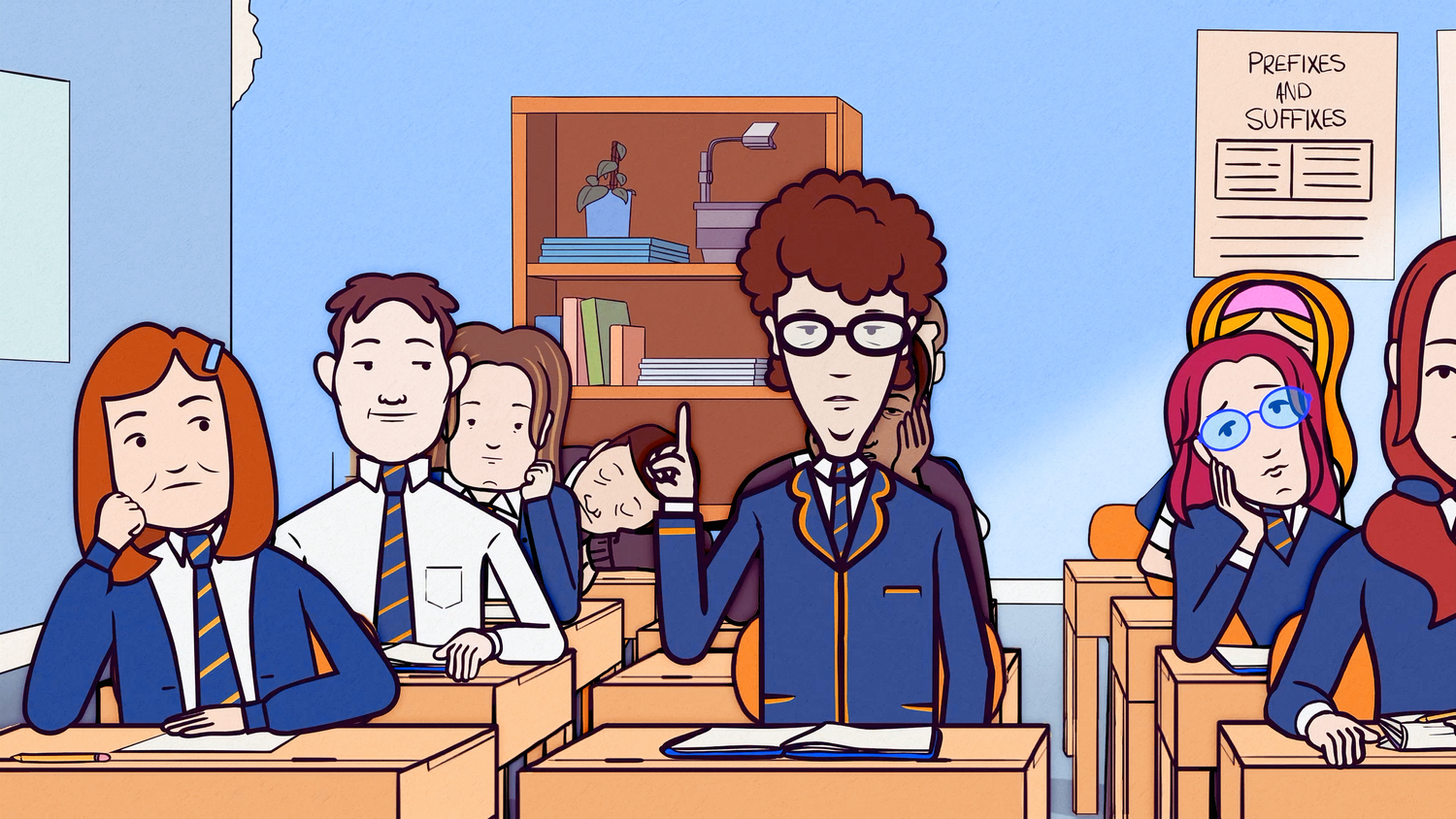Animated scene from "My Old School"
