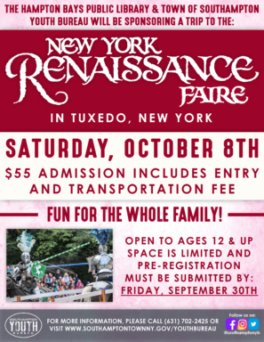 Renaissance Faire Trip Flyer