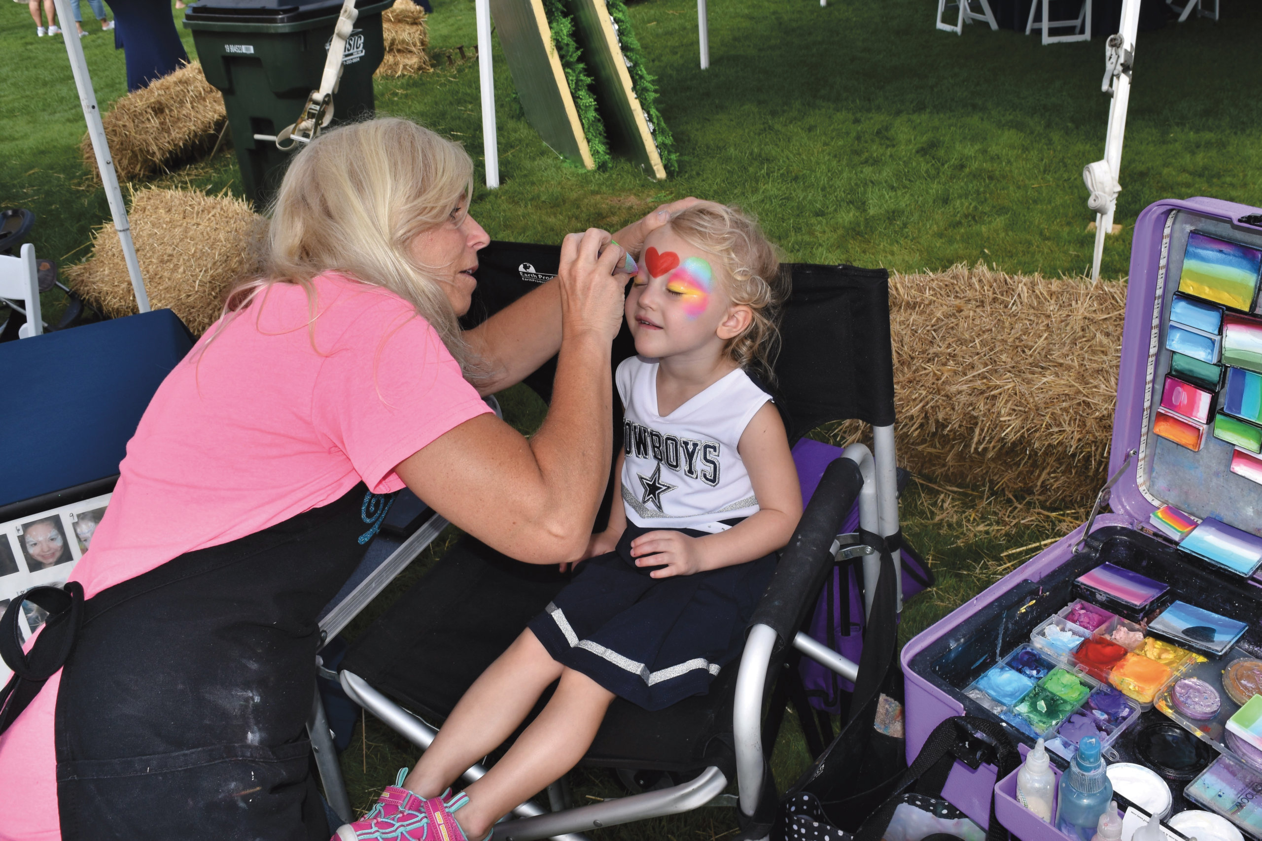 Face painting at SouthamptonFest