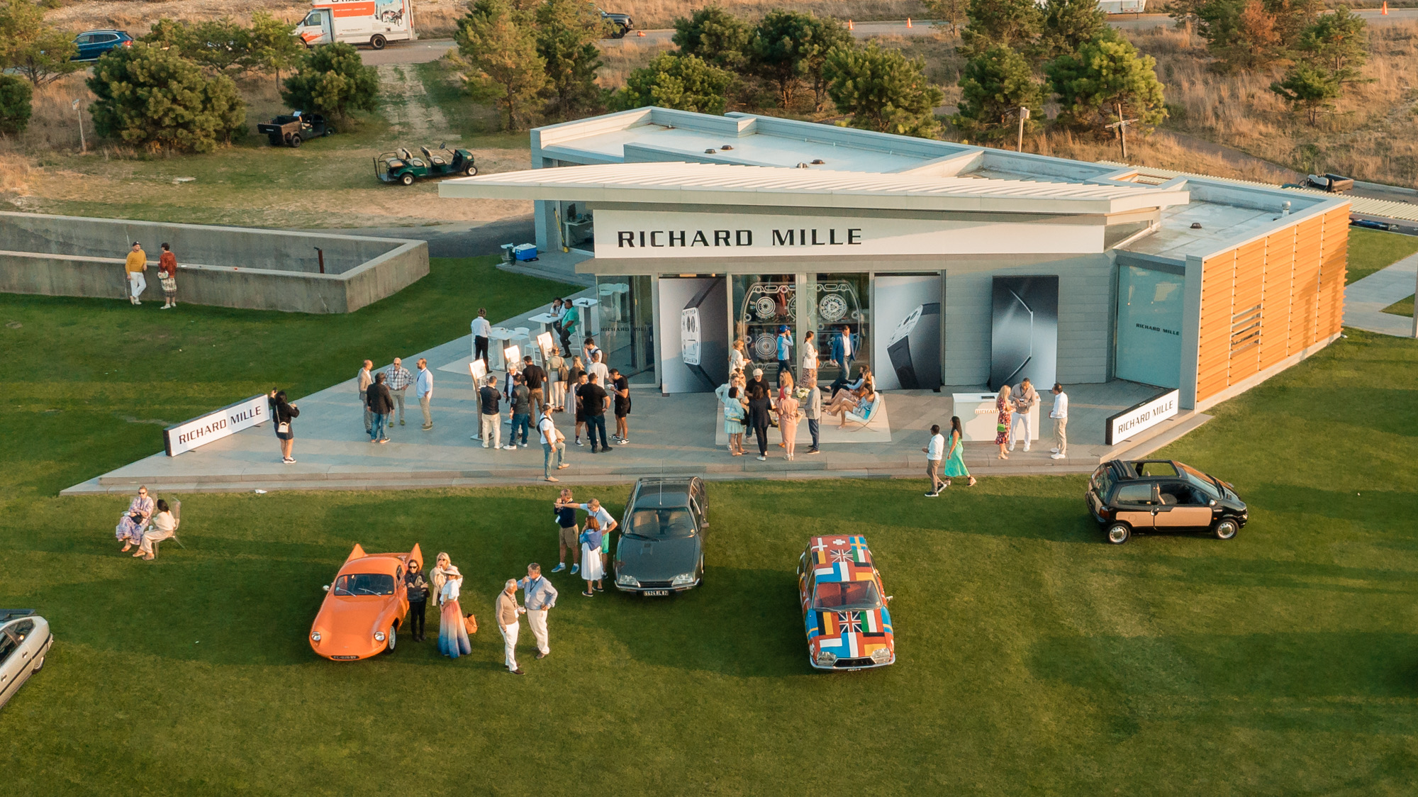 The Bridge's Richard Mille clubhouse during The Bridge car show