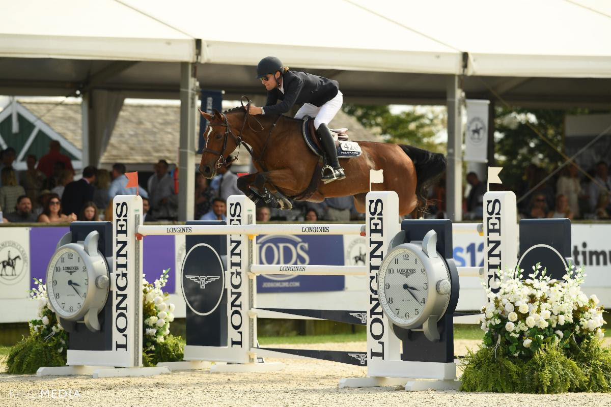 Karl Cook and Kalinka Van’t Zorgvliet won the $410,000 Hampton Classic Grand Prix.