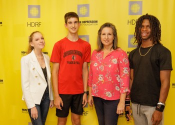 Alexa Riva, Ben Weda, Jackie Weda and Jermaine Hunter Hope for Depression symposium