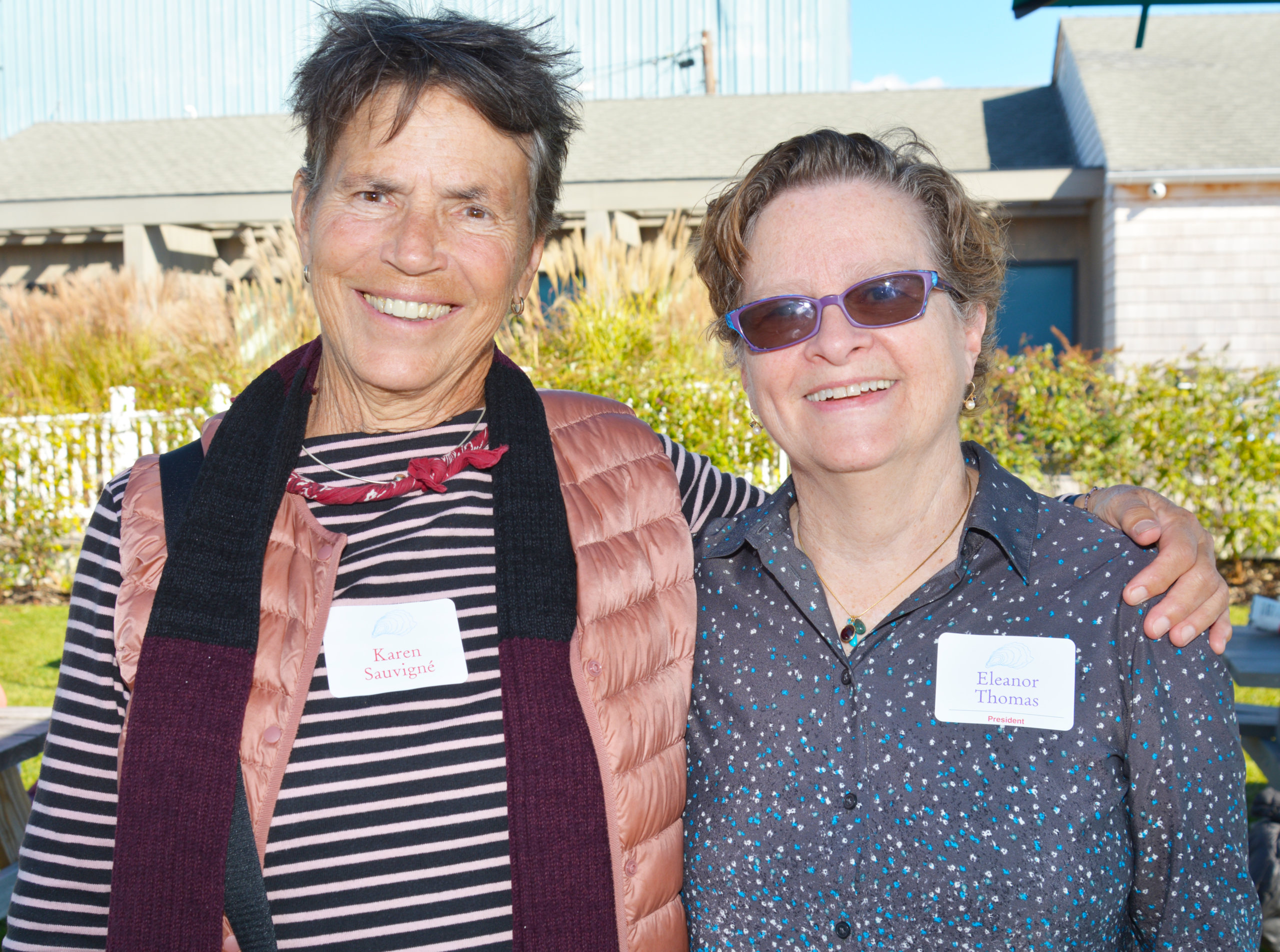 Karen Sauvigne and Eleanor Thomas of North Fork Women