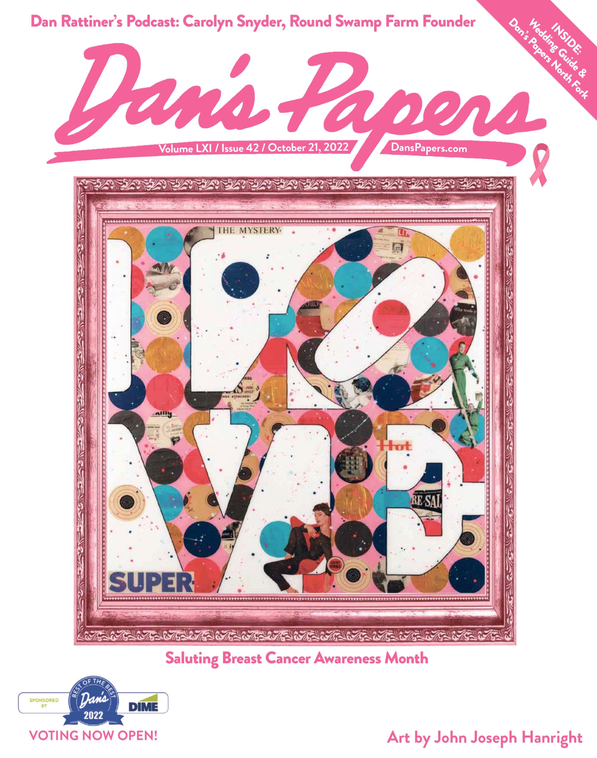 October 21, 2022 Dan's Papers cover art by John Joseph Hanright