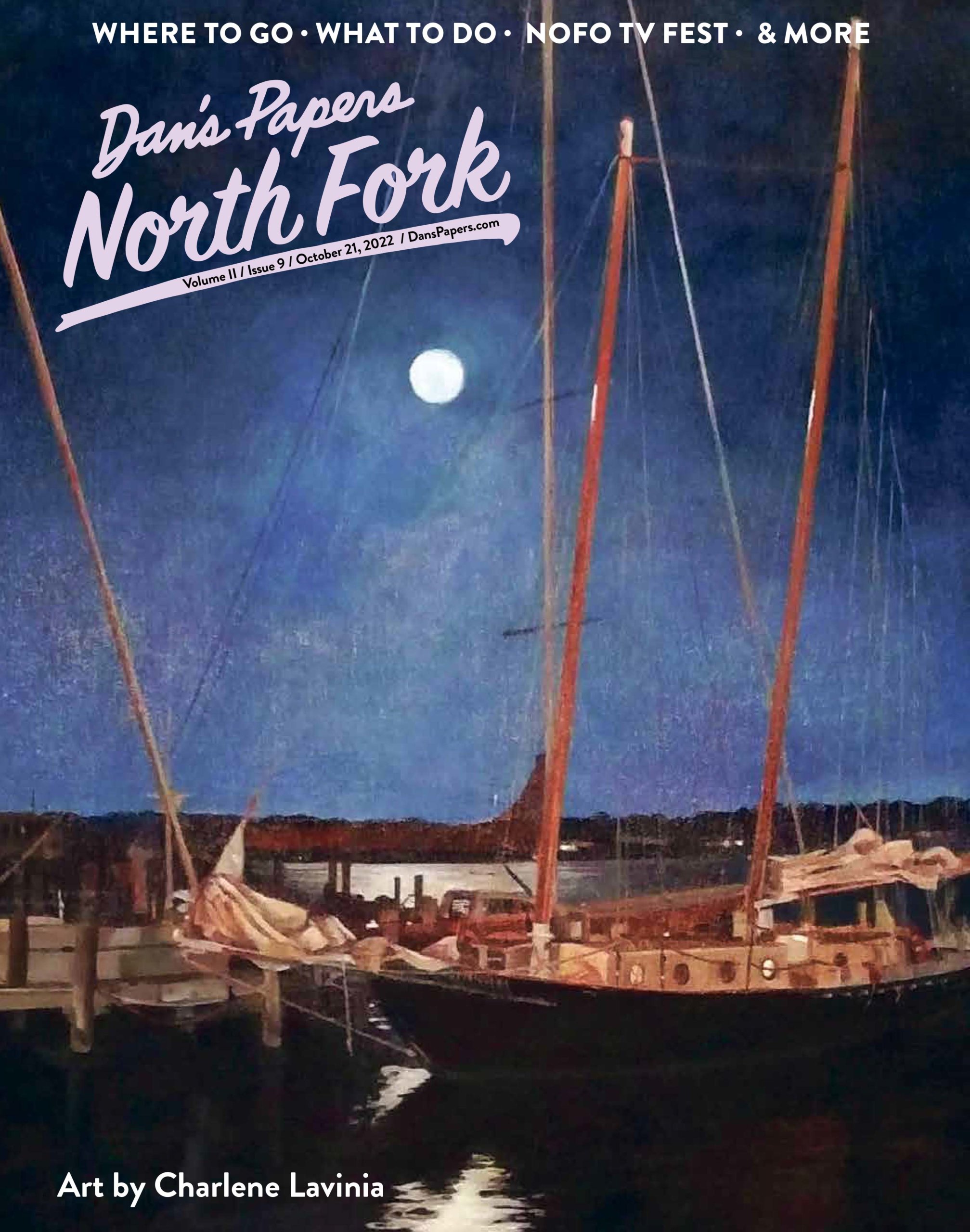 Dan's Papers North Fork October 21, 2022 Issue with cover by Charlene Lavinia