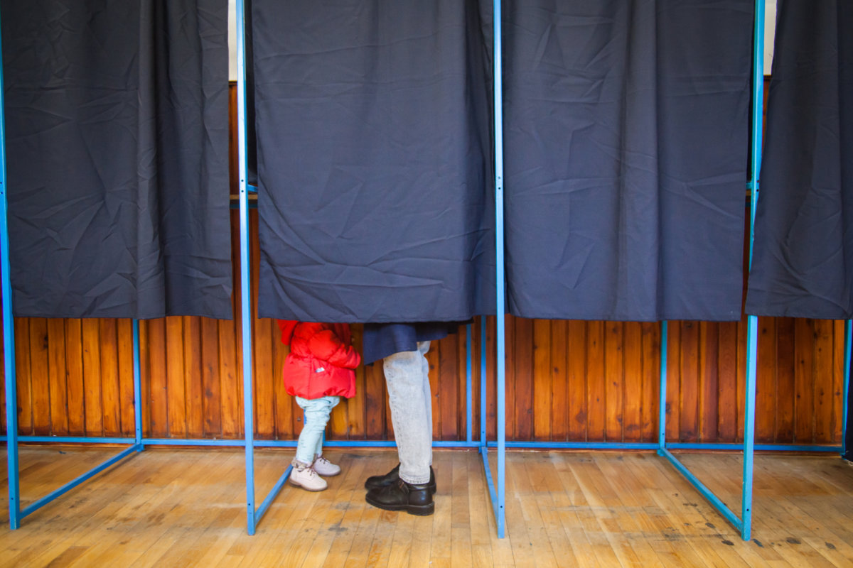 Bringing your child to a polling station is a great way to teach them about the voting process.