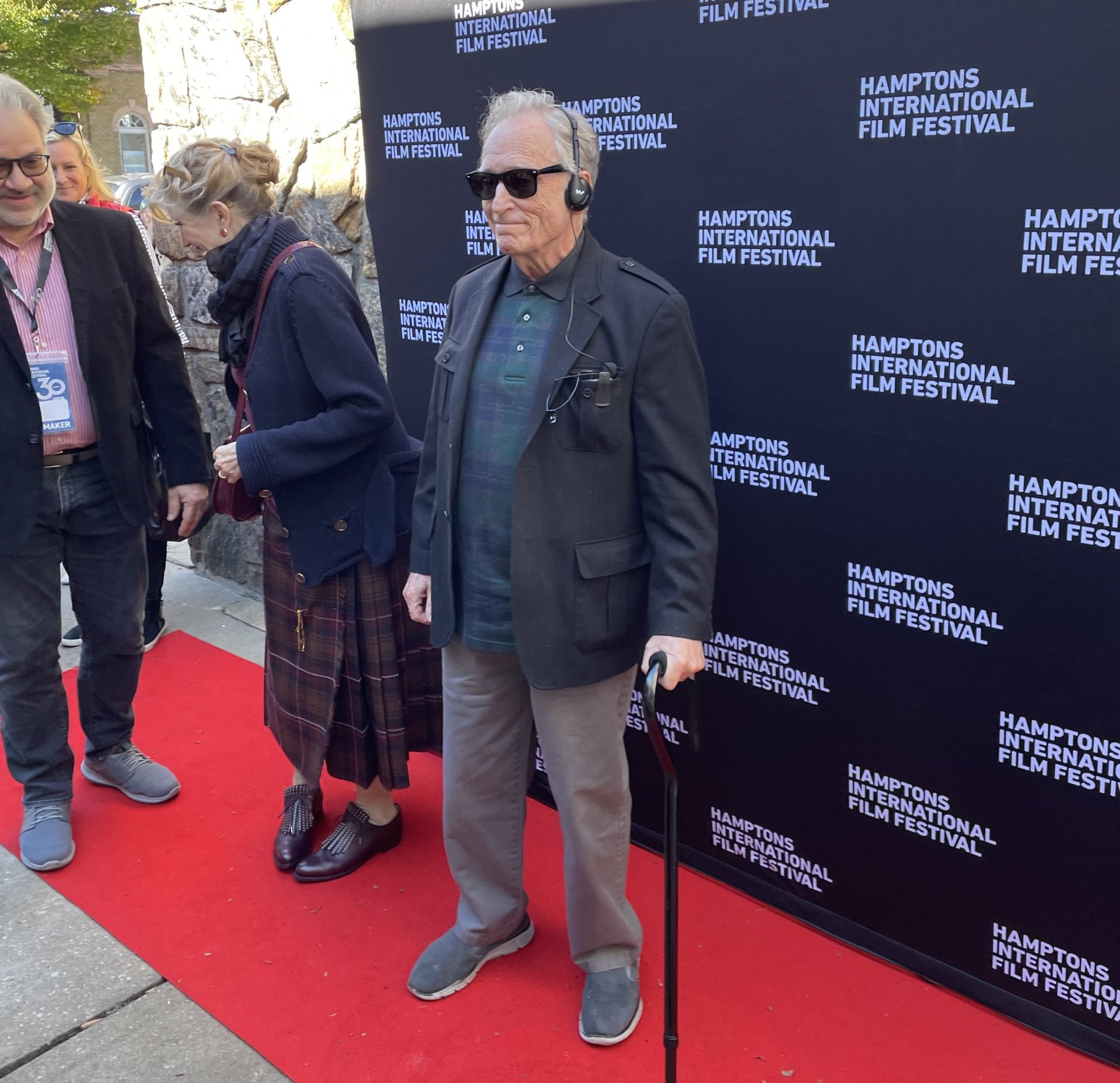 Dick Cavett on the HIFF 2022 red carpet