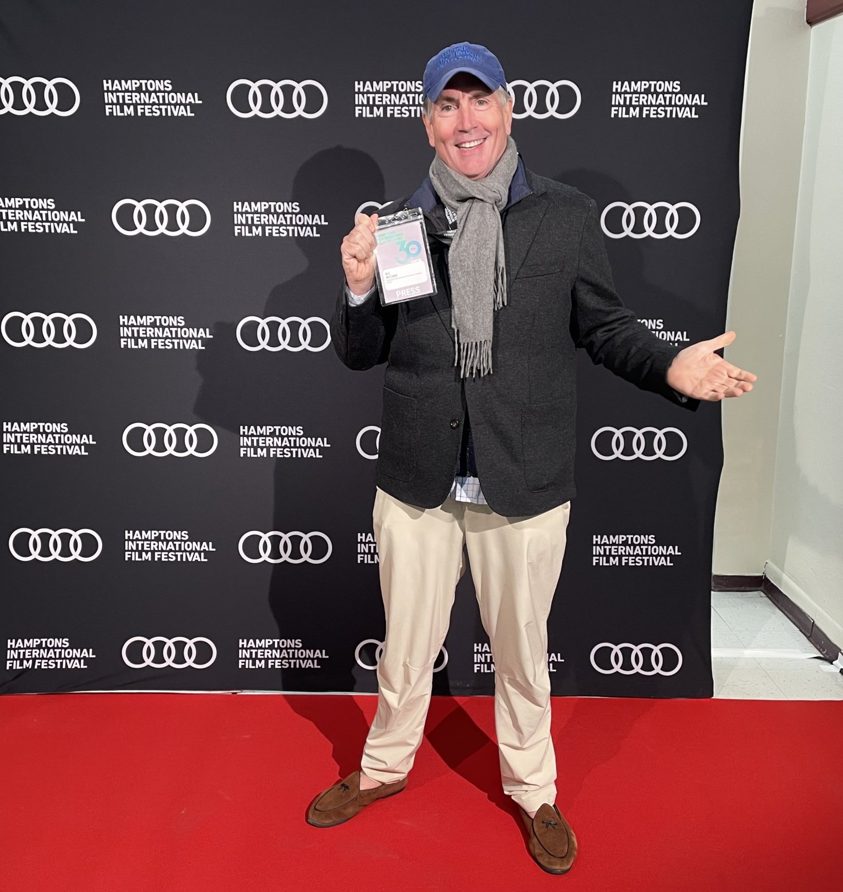 Bill McCuddy on the HIFF red carpet