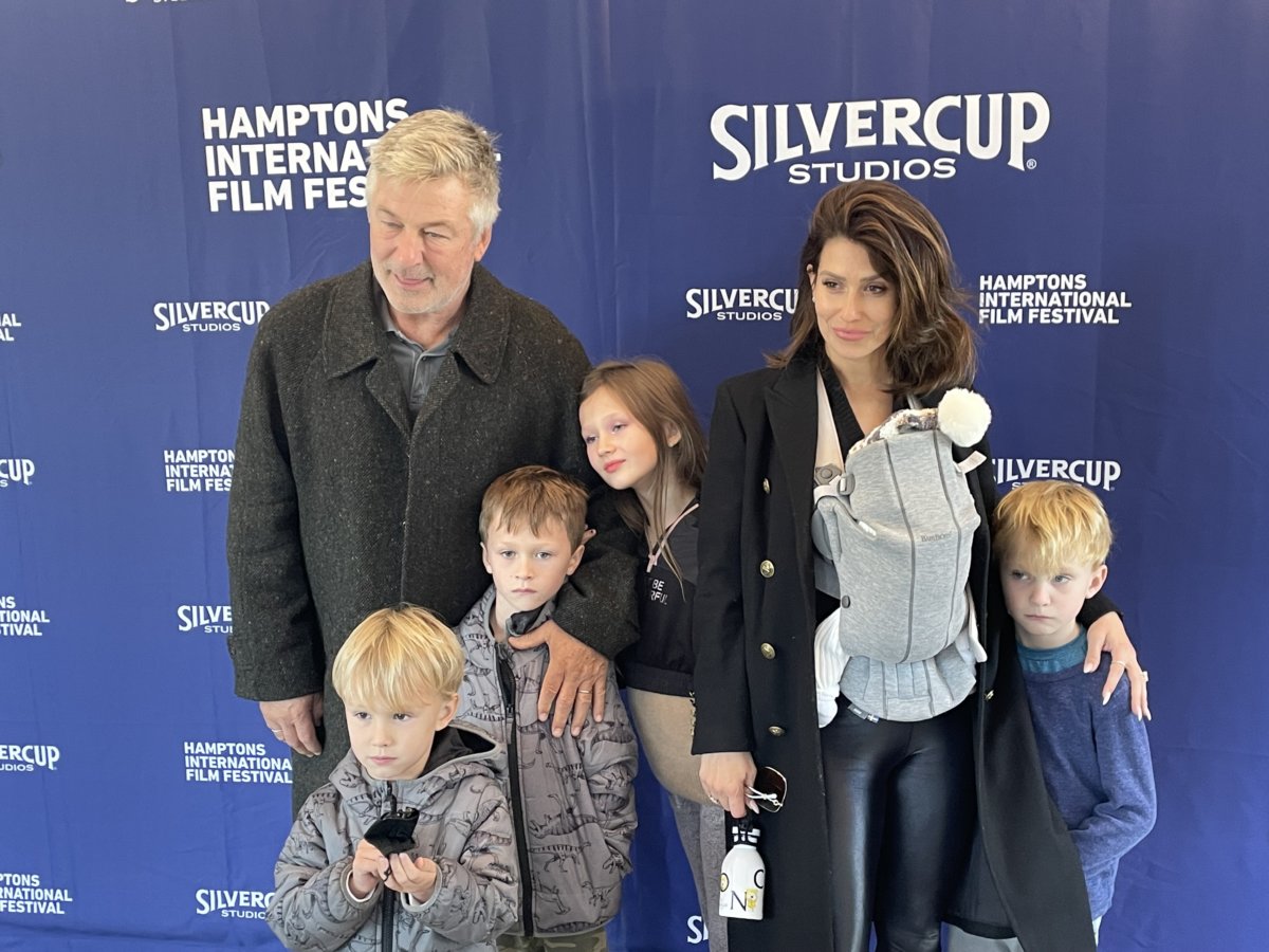 Alec and Hilaria Baldwin made an appearance at HIFF with their children