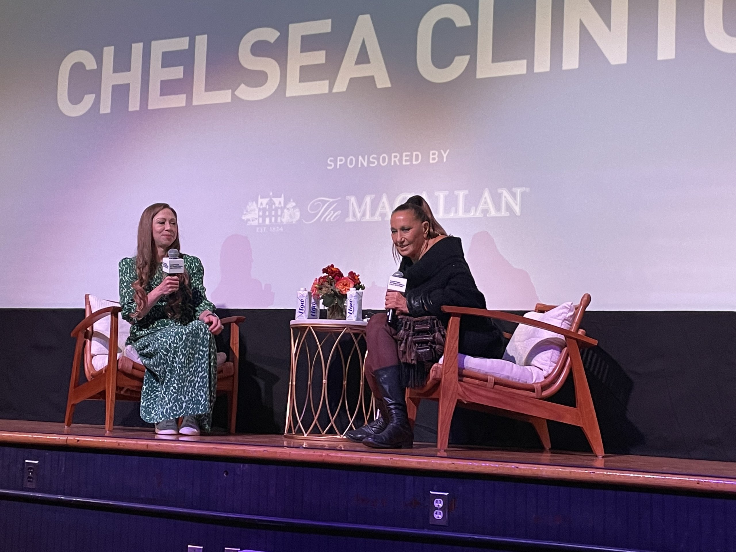 Donna Karan Praises Hillary & Chelsea Clinton at HIFF 2022