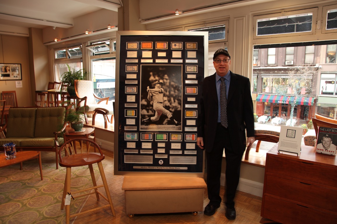 Neil Scherer with his Sports Conversation Art