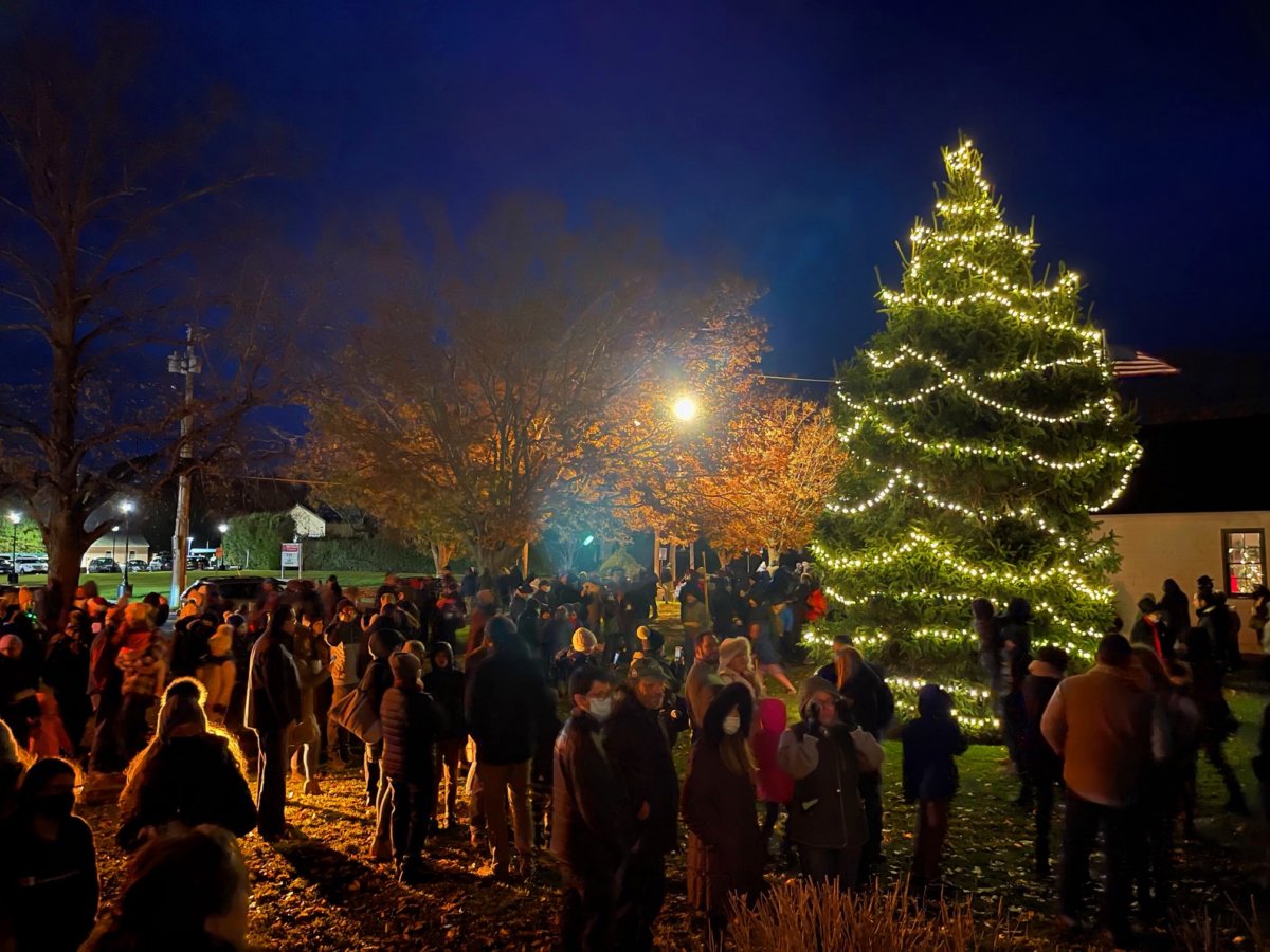 The Candlelight Tour tree lighting in Southold is one of the lightings not to miss