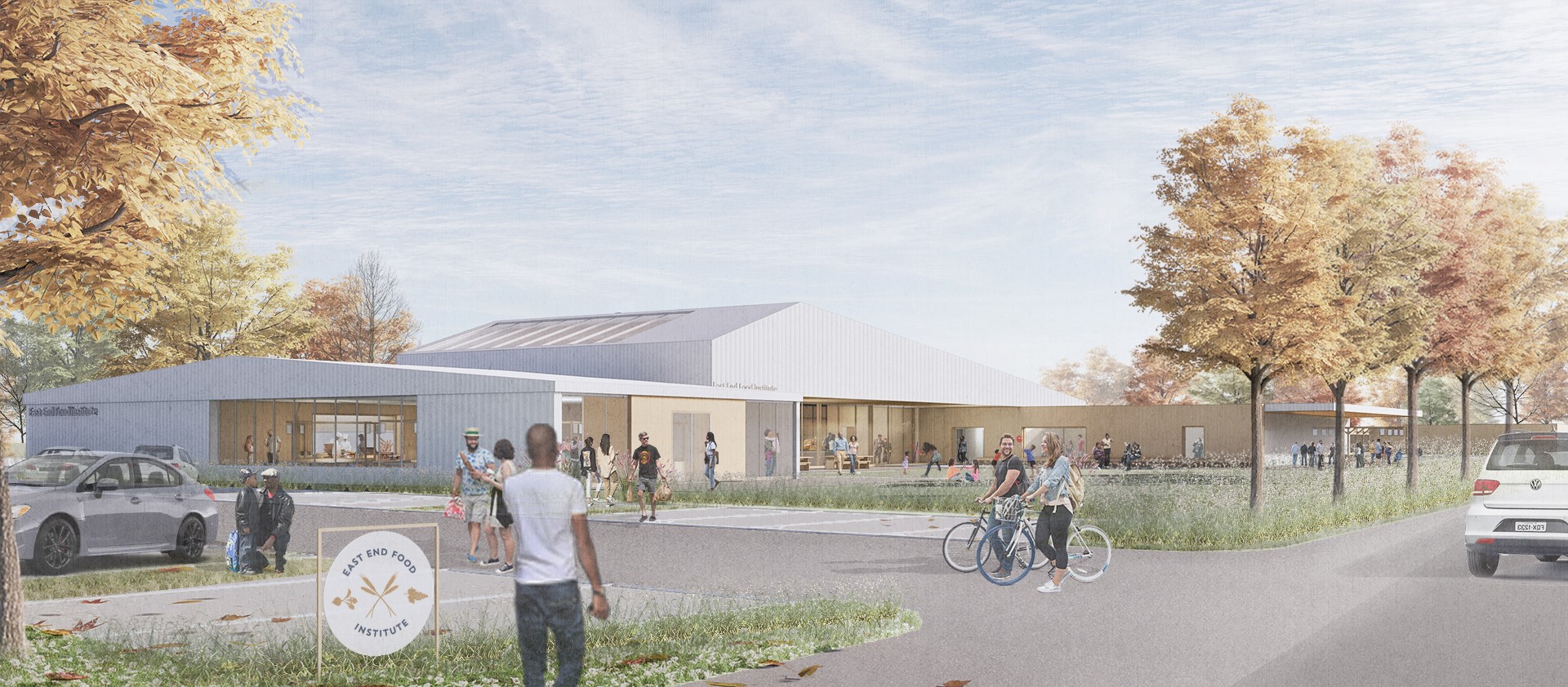 A rendering of the planned East End Food Institute Food Hub