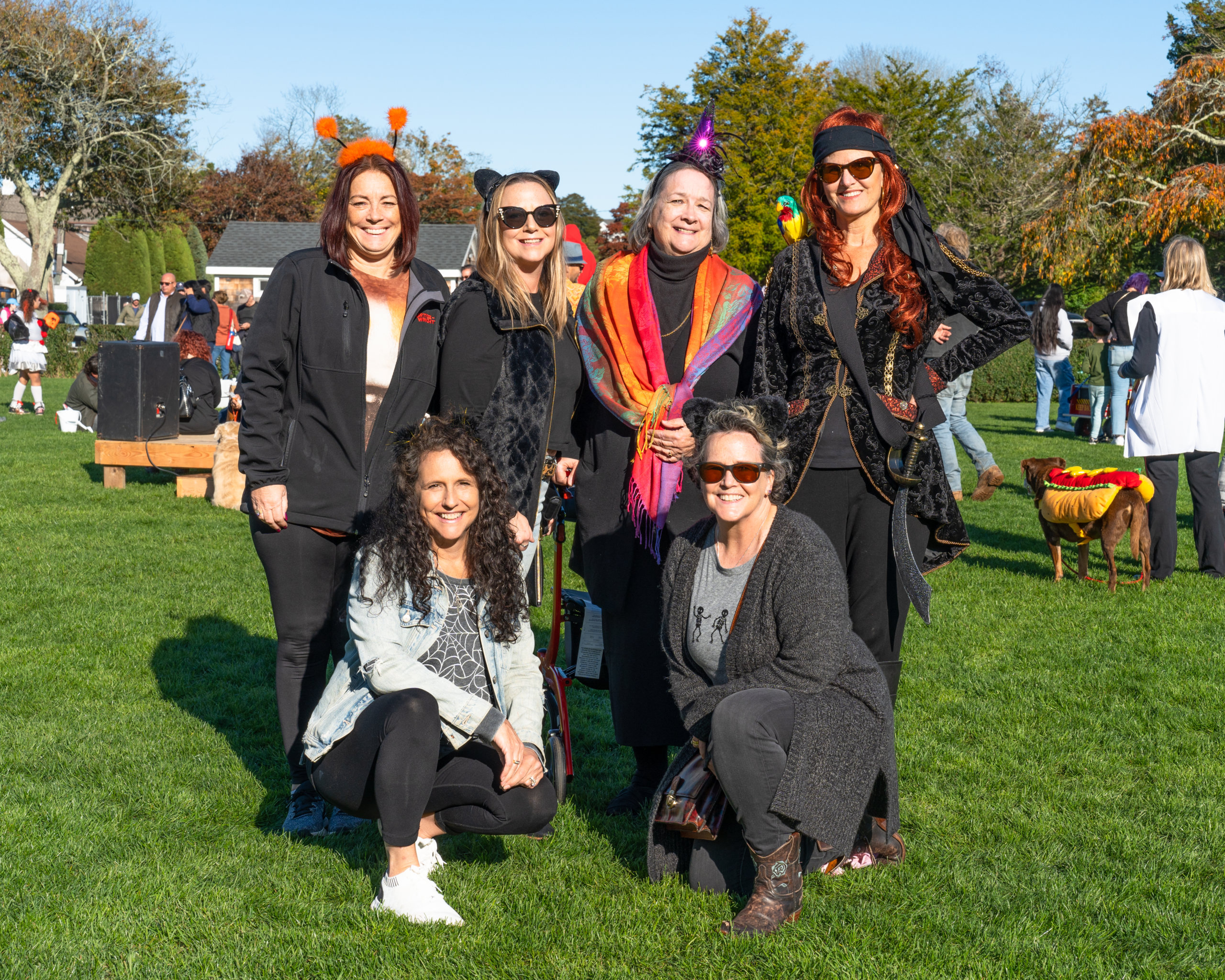 Karen Schneider, Laura Bungart, Lisa Vogeney, Janis Kreymborg, Patricia Hurley, Little Lucy's pet parade