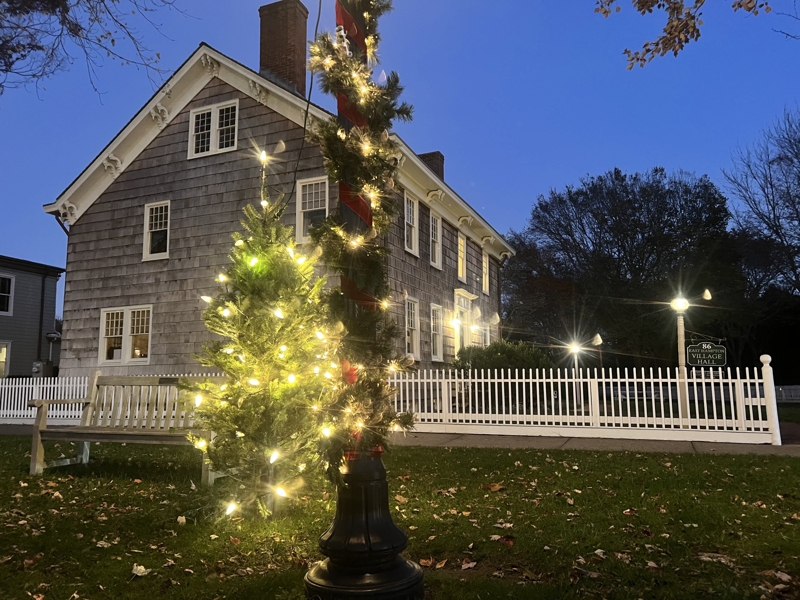 East Hampton Village Christmas trees are getting an upgrade after Thanksgiving 2022