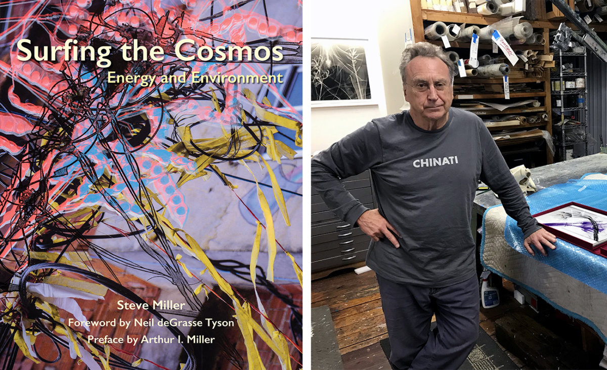 "Surfing the Cosmos" and artist Steve Miller in his home/studio