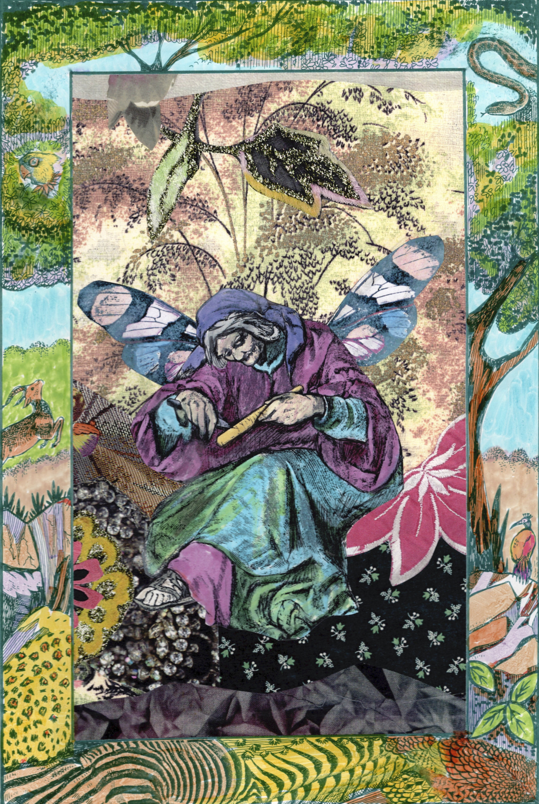 "The Mentor" tarot card from "The Intuition Oracle" by Amy Zerner
